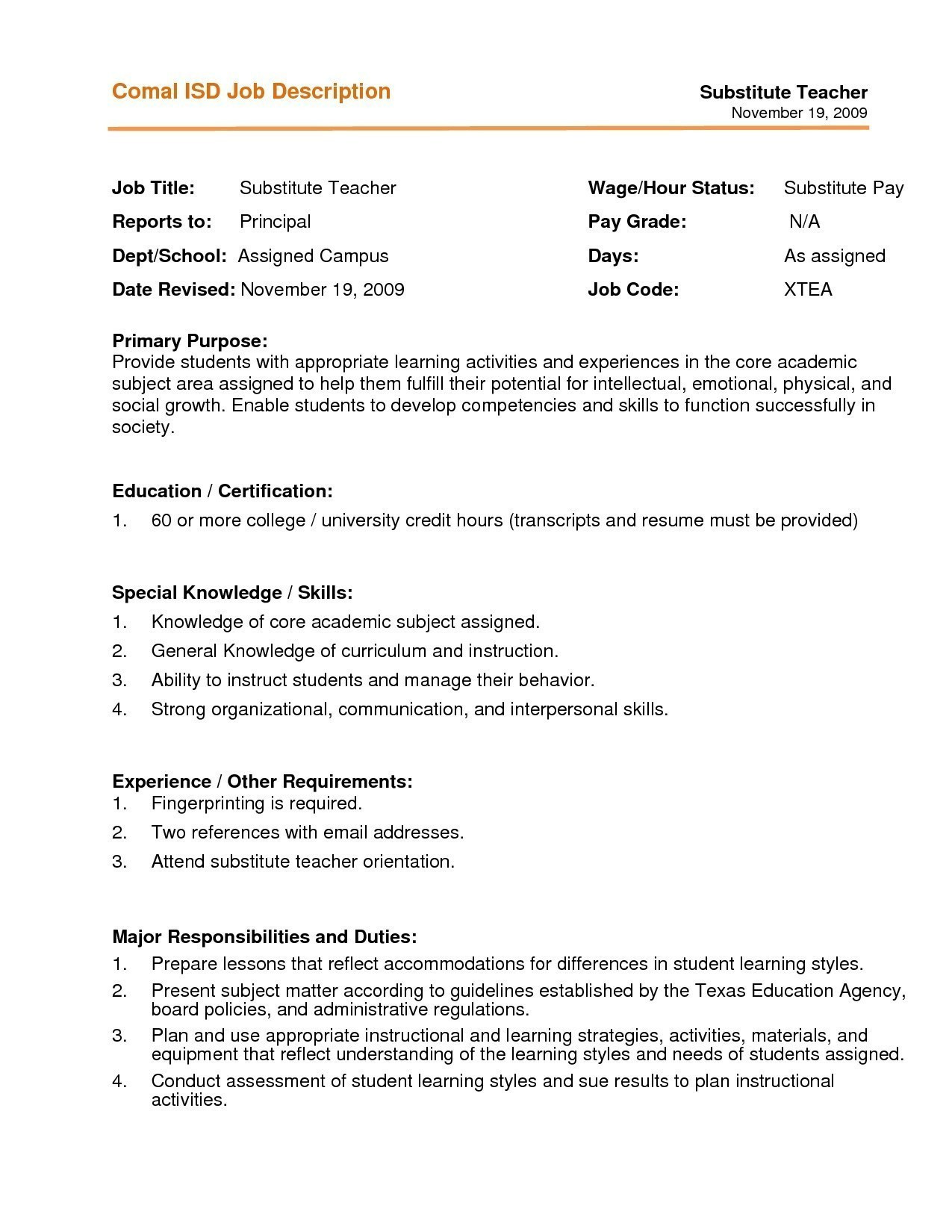 teaching jobs resume examples job resume examples best fresh resume 0d resume for substitute of teaching jobs resume