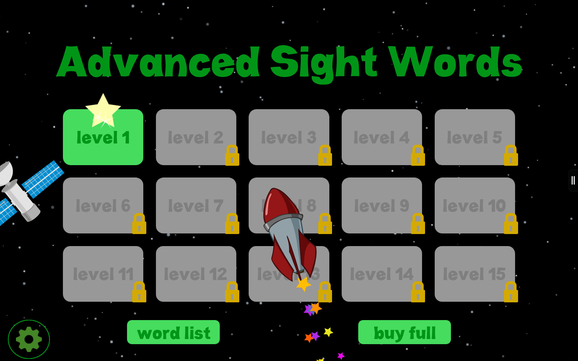 Sample Kindergarten Sight Words