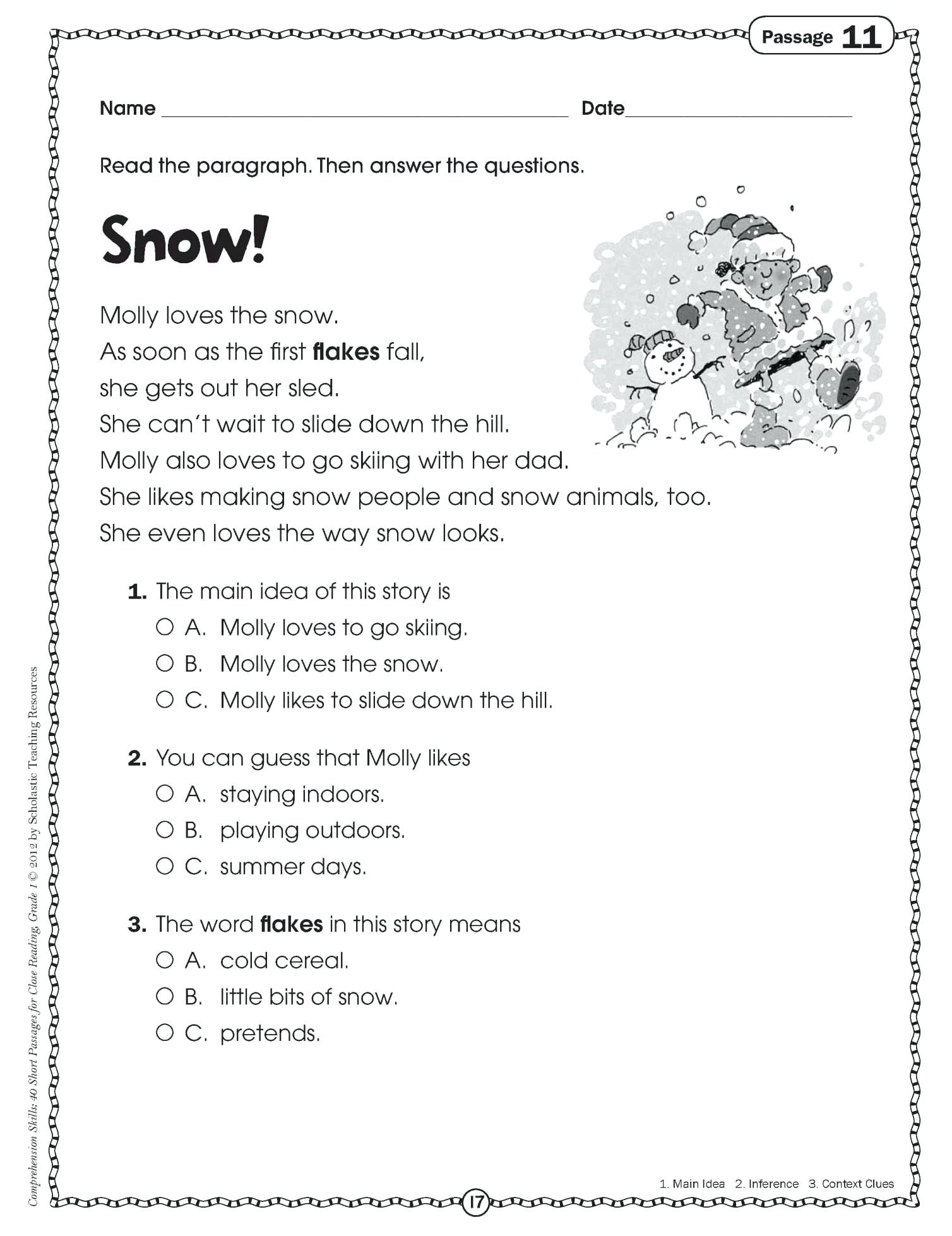 Spelling Worksheets First Grade 1 Spelling Words