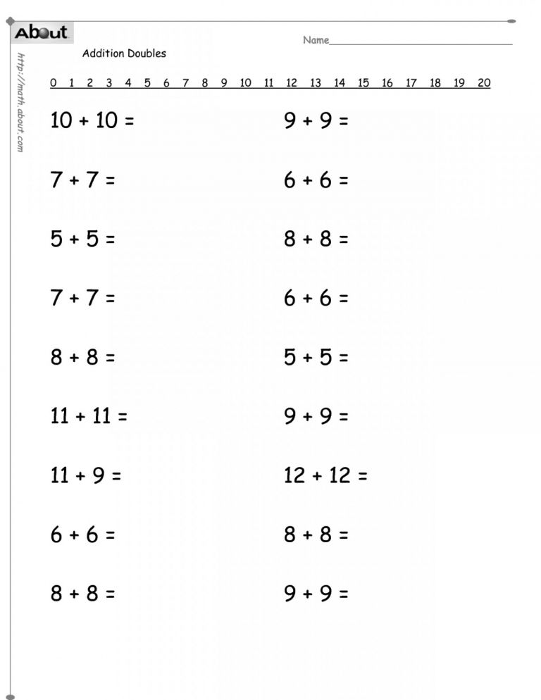 3 Two Digit Addition No Carrying - AMP