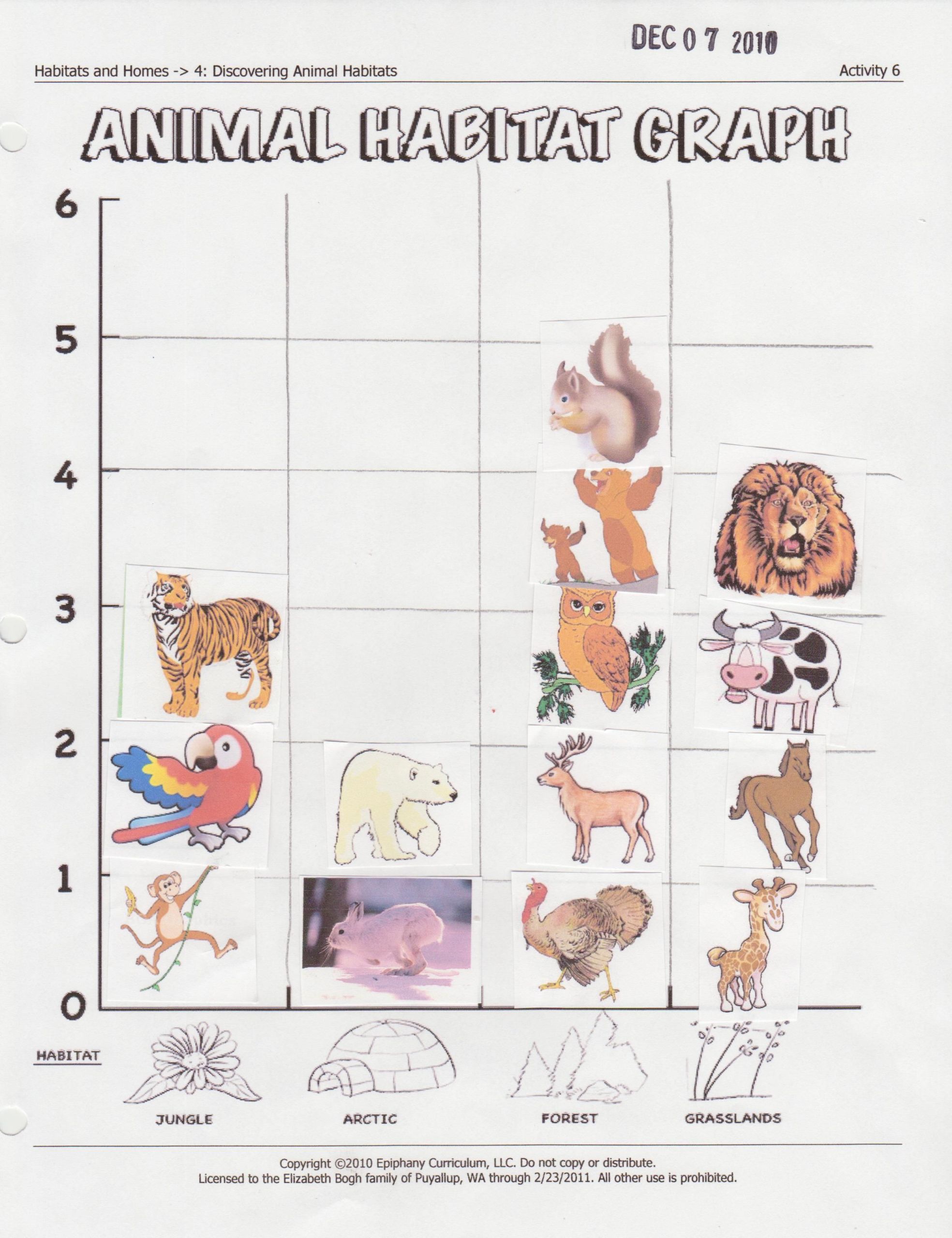 Animals Worksheets for Kids Printables