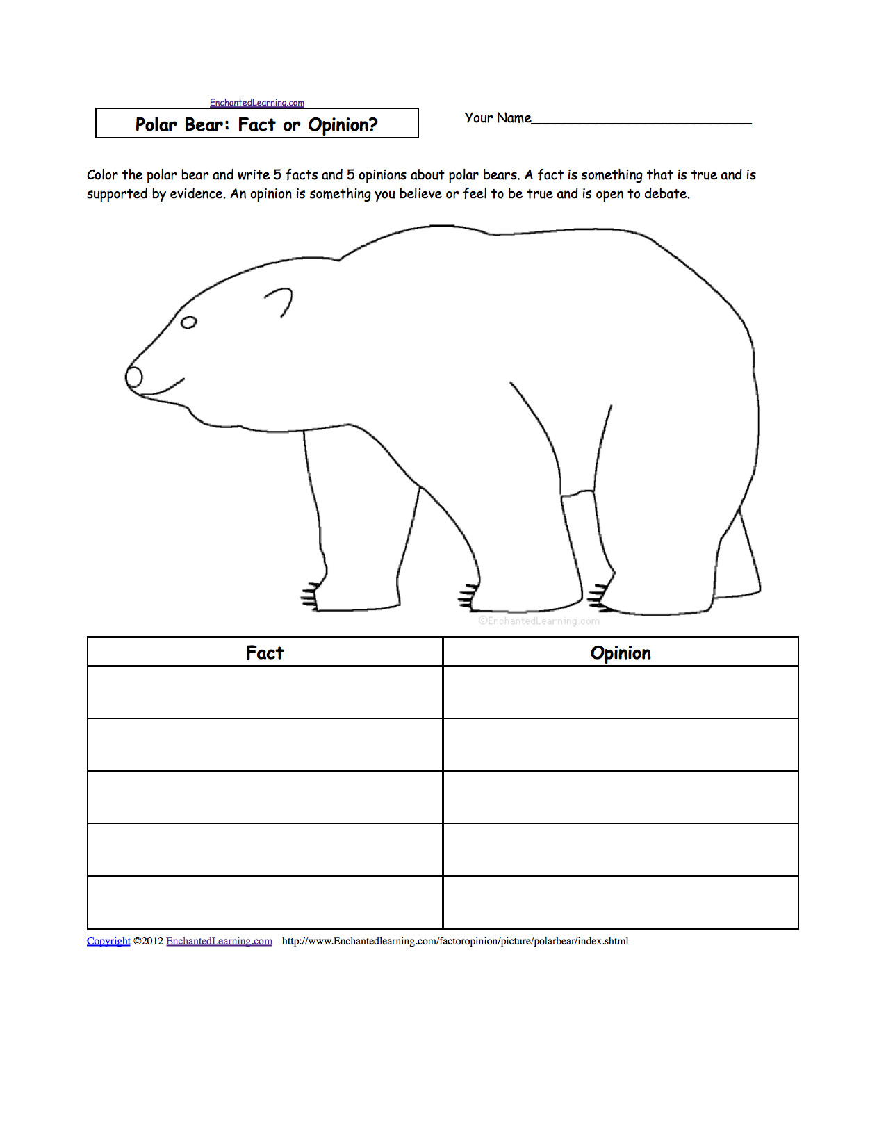 Animals Worksheets for Kids Wild