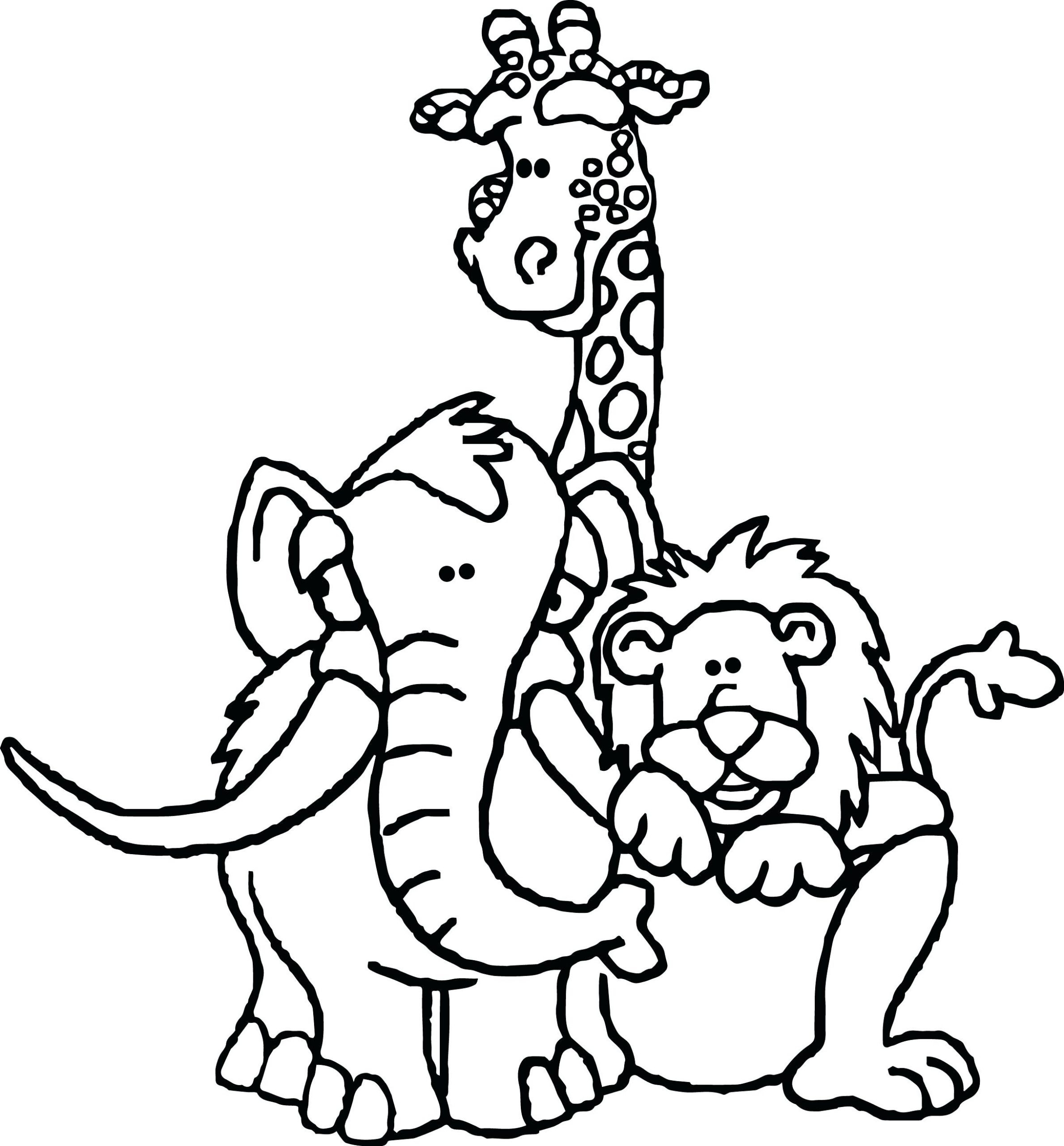 zoo animal coloring sheets pages photo baby free babynimal stunning picture inspirations