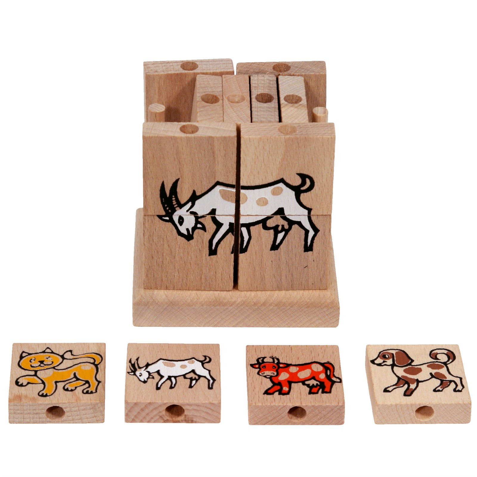 Cow Puzzle Farm Animals
