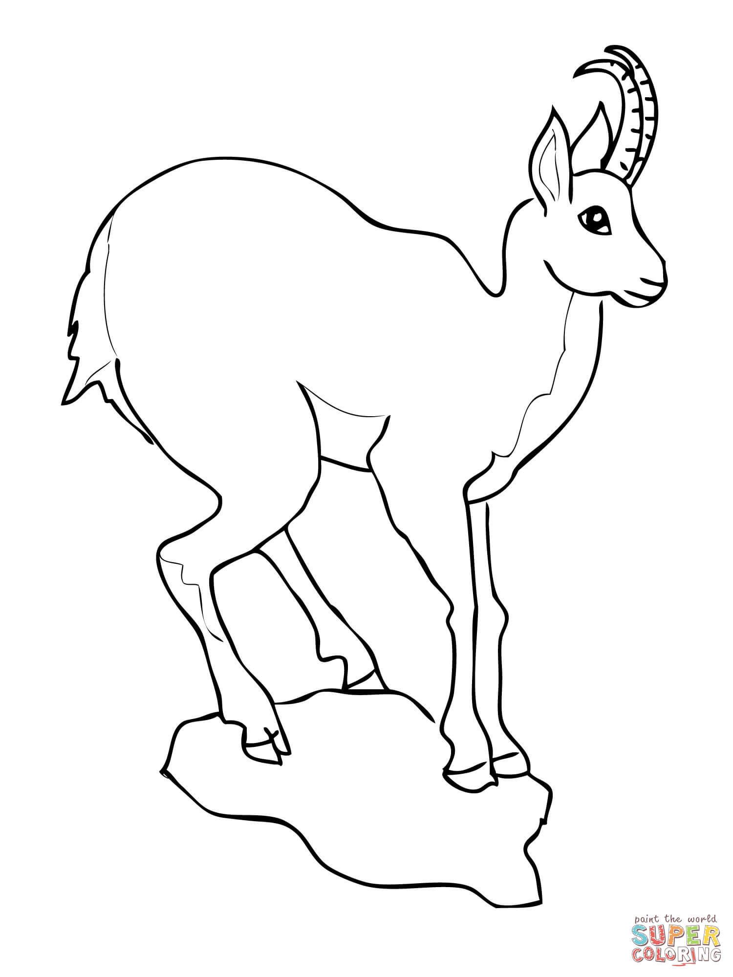baby goat coloring pages 13