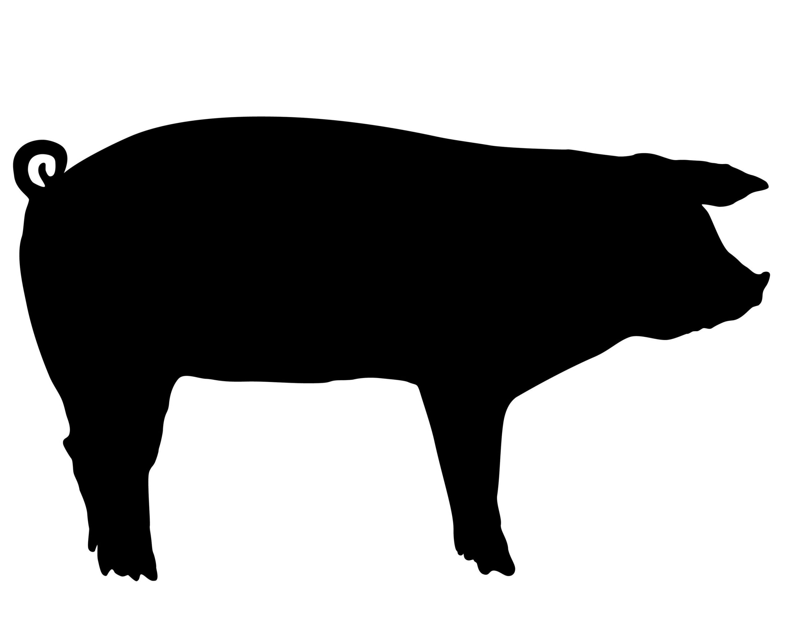 farm animal silhouettes clipart 1