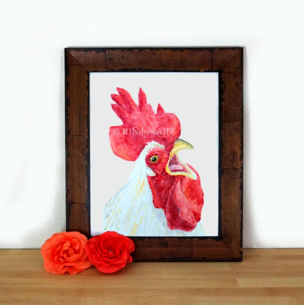 5 Farm Animals Art Prints - AMP