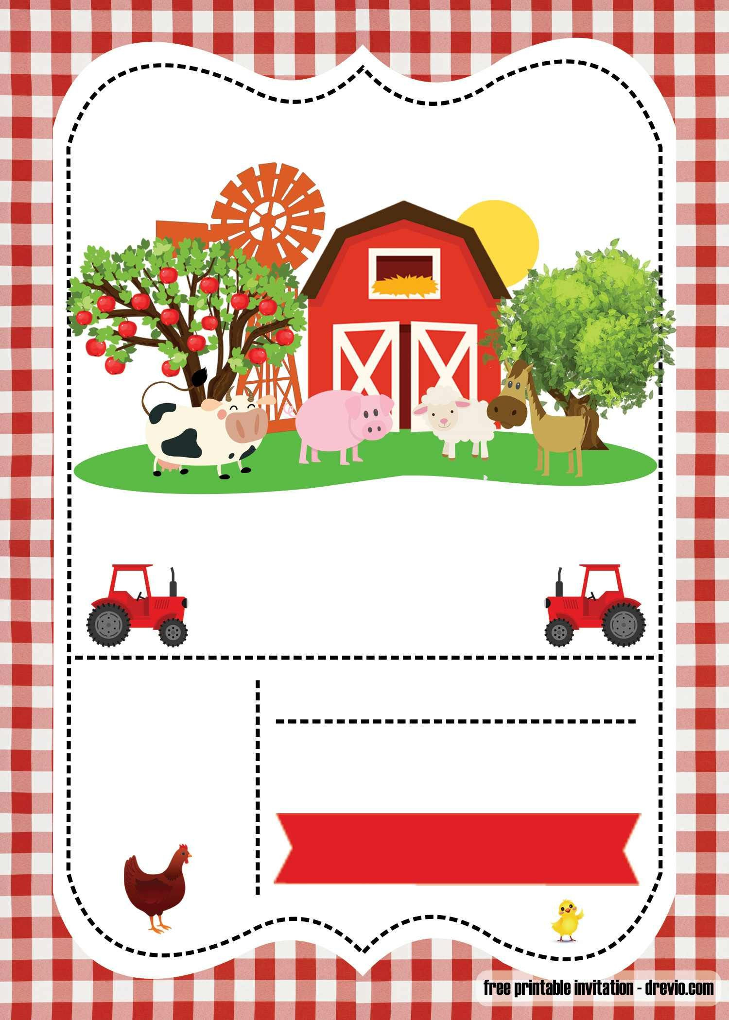 Farm Animals Cards for Kids