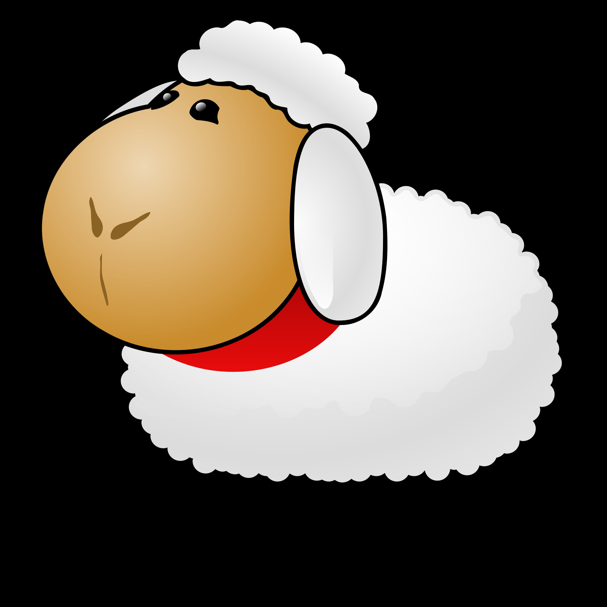 sheep clipart old sheep 7