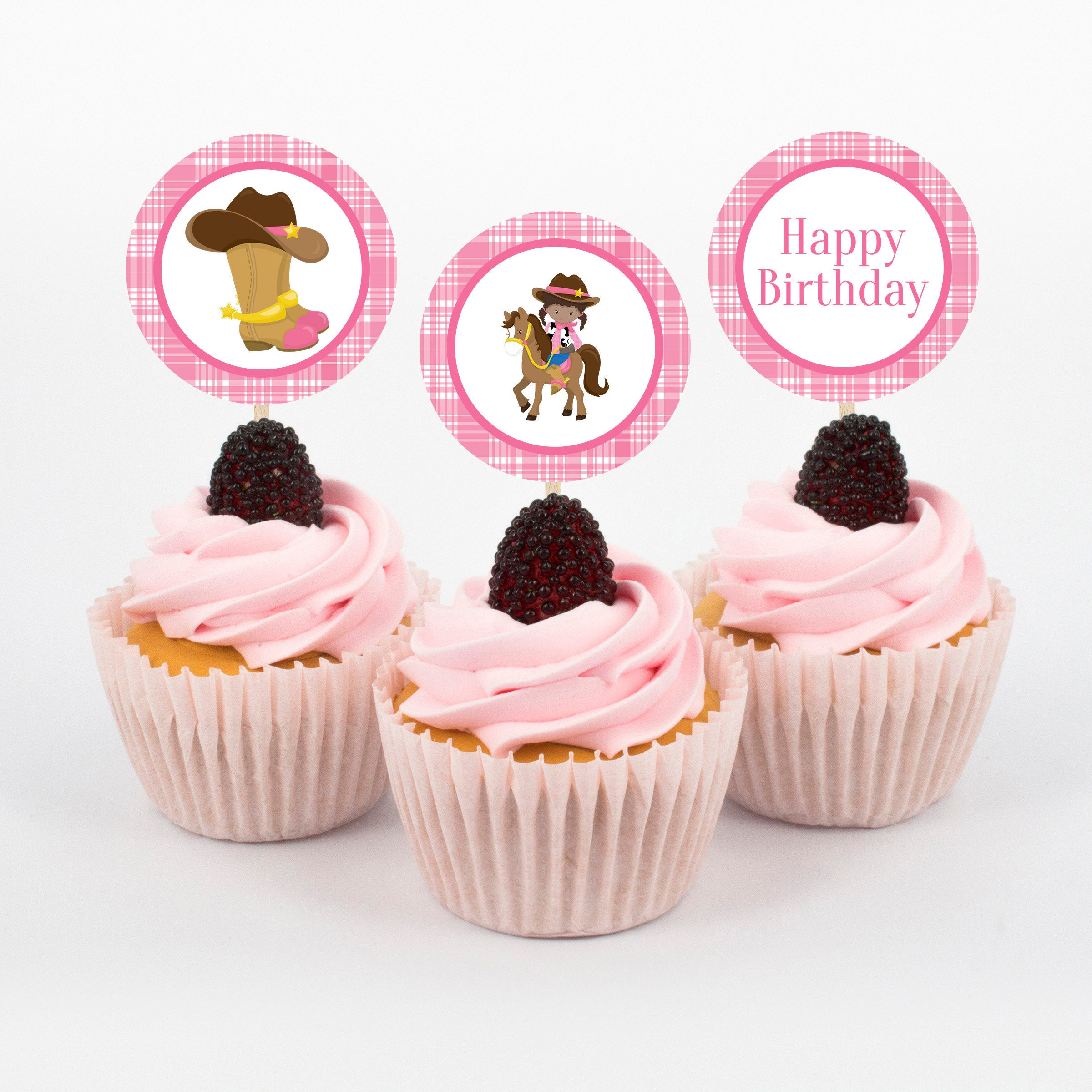 Farm Animals Cupcakes toppers