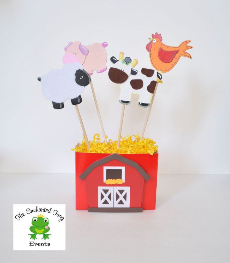 7 Farm Animals Cutouts Decoration - AMP