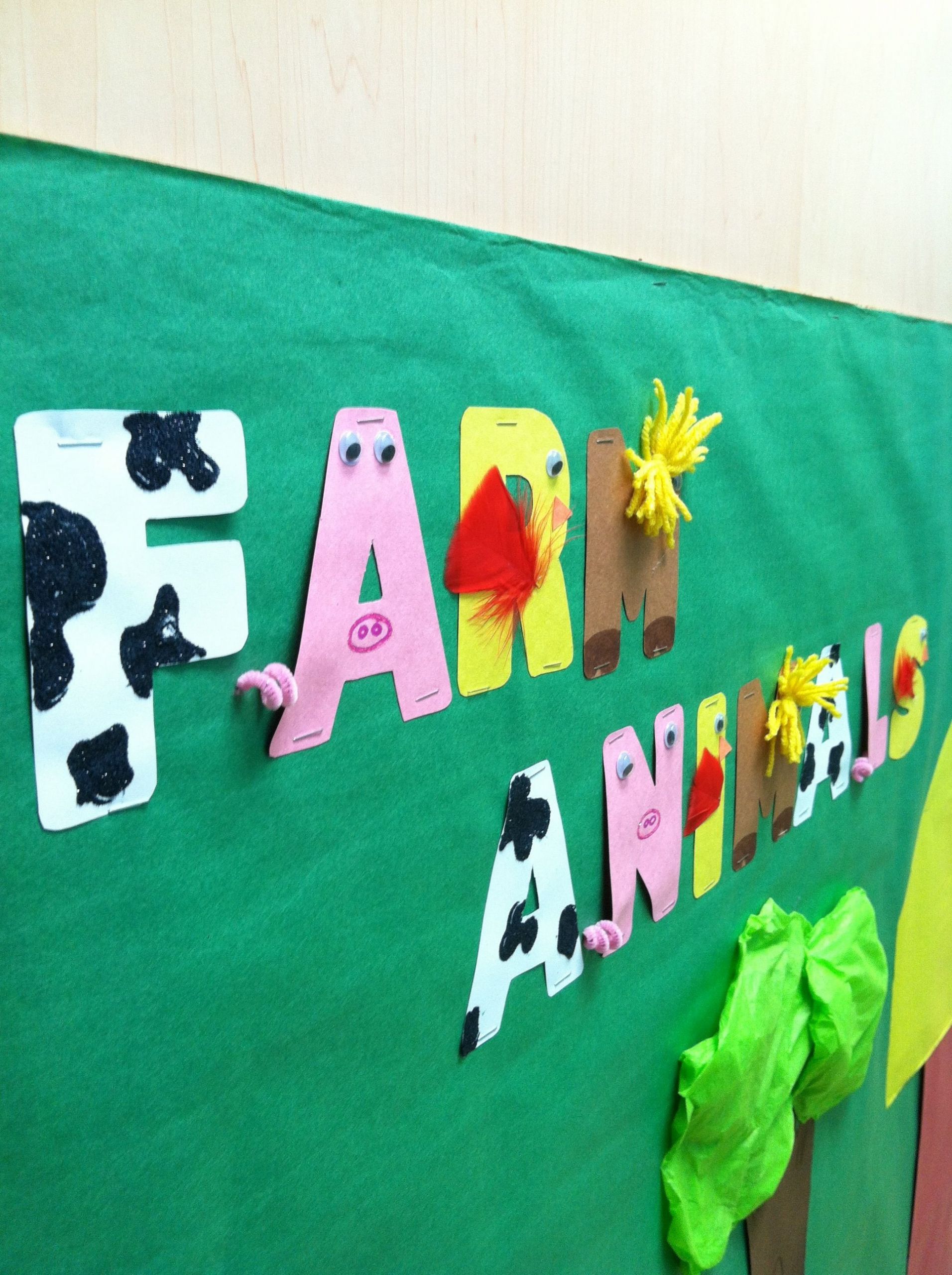 Farm Animals Display Board