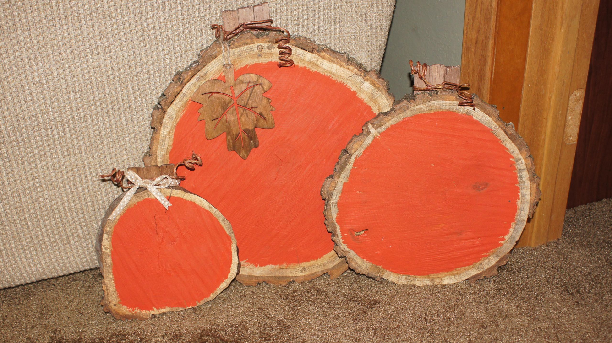 diy wooden pumpkins great fall craft perfect