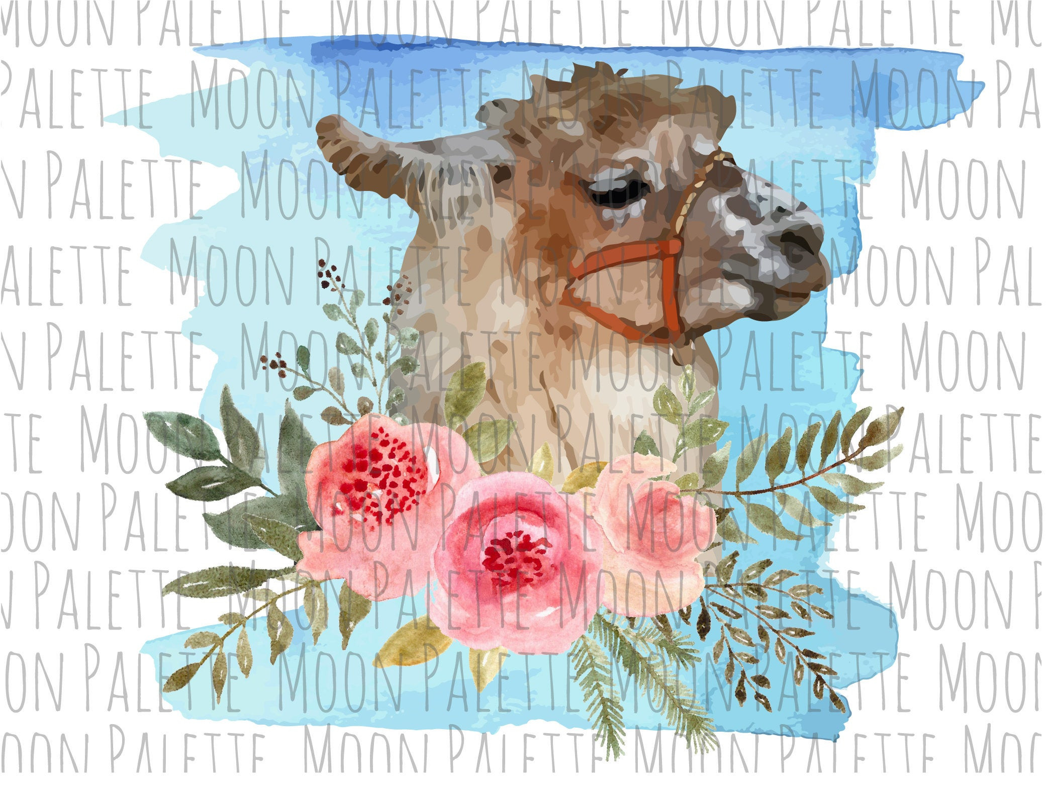 Farm Animals Drawing Etsy