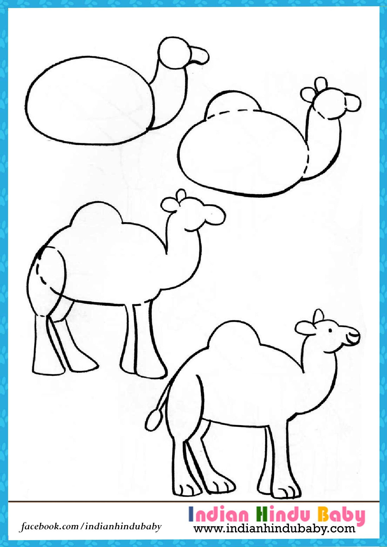 Farm Animals Drawing Step by Step