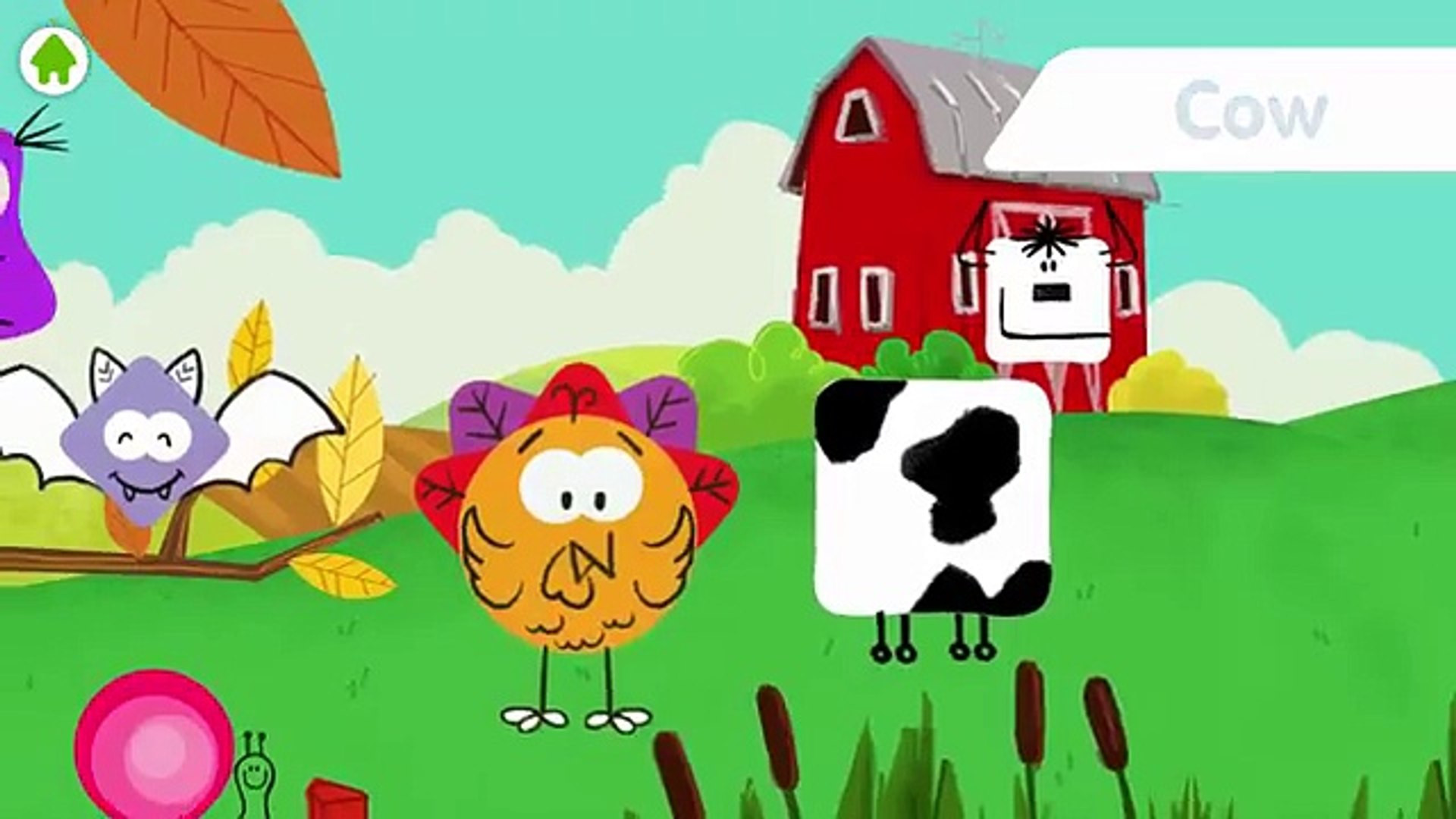 Farm Animals Illustration Cartoon