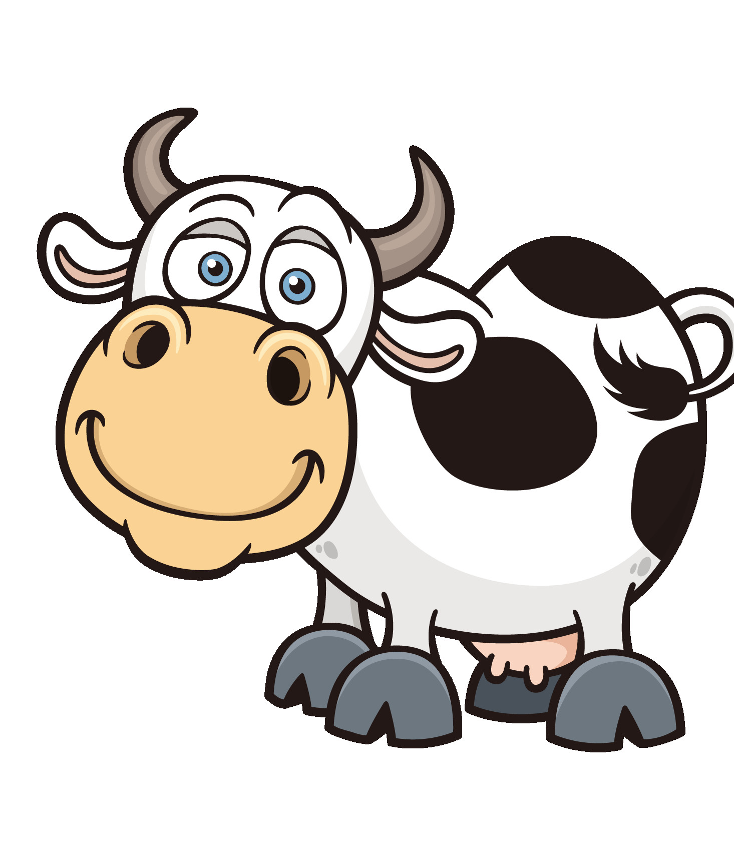 clipart cow cows milk 13