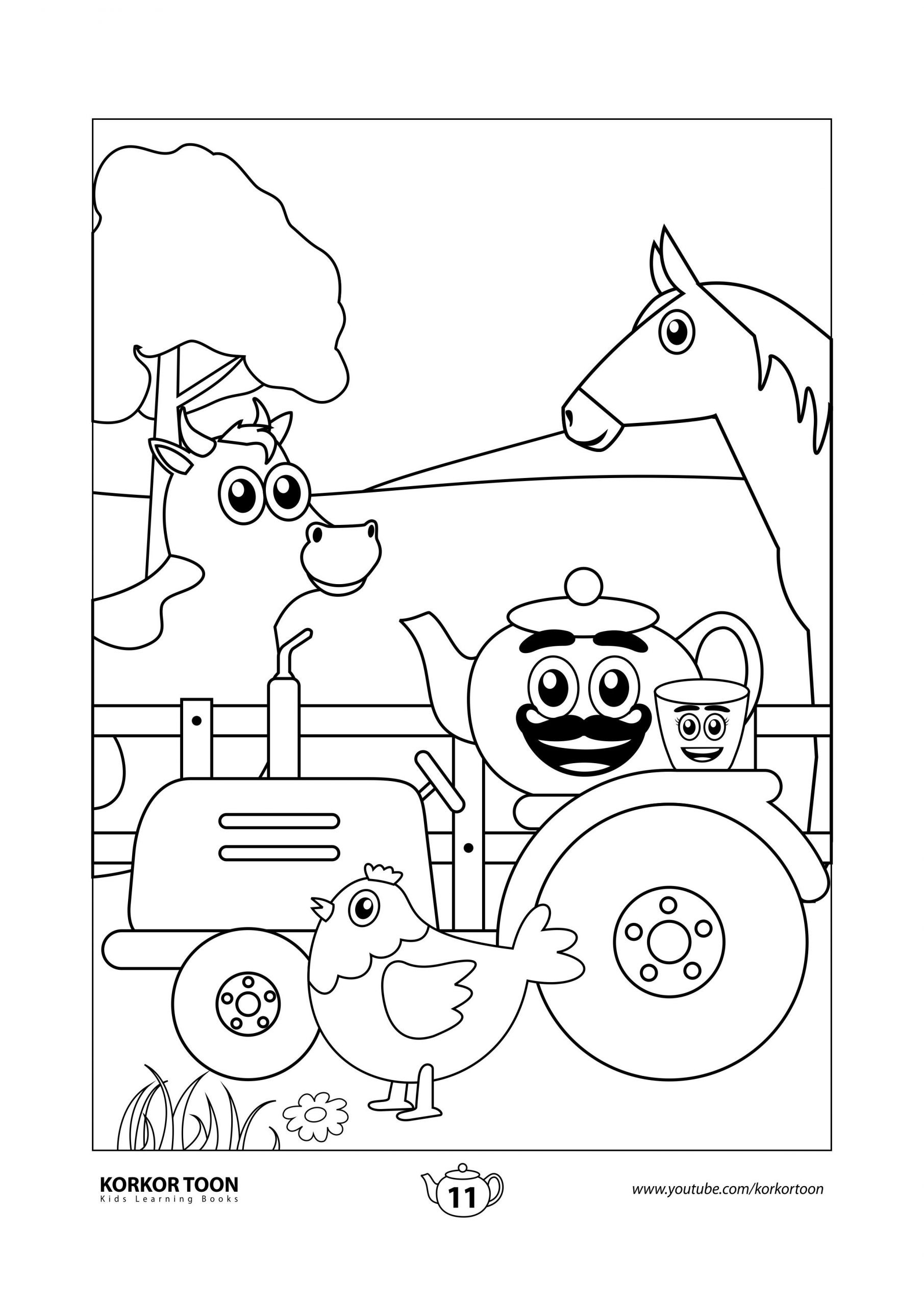 Farm Animals Kindergarten