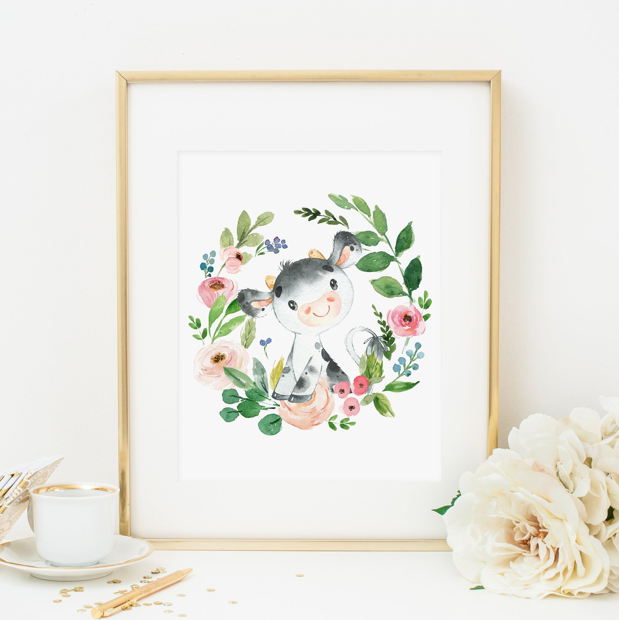 Farm Animals Nursery Boho