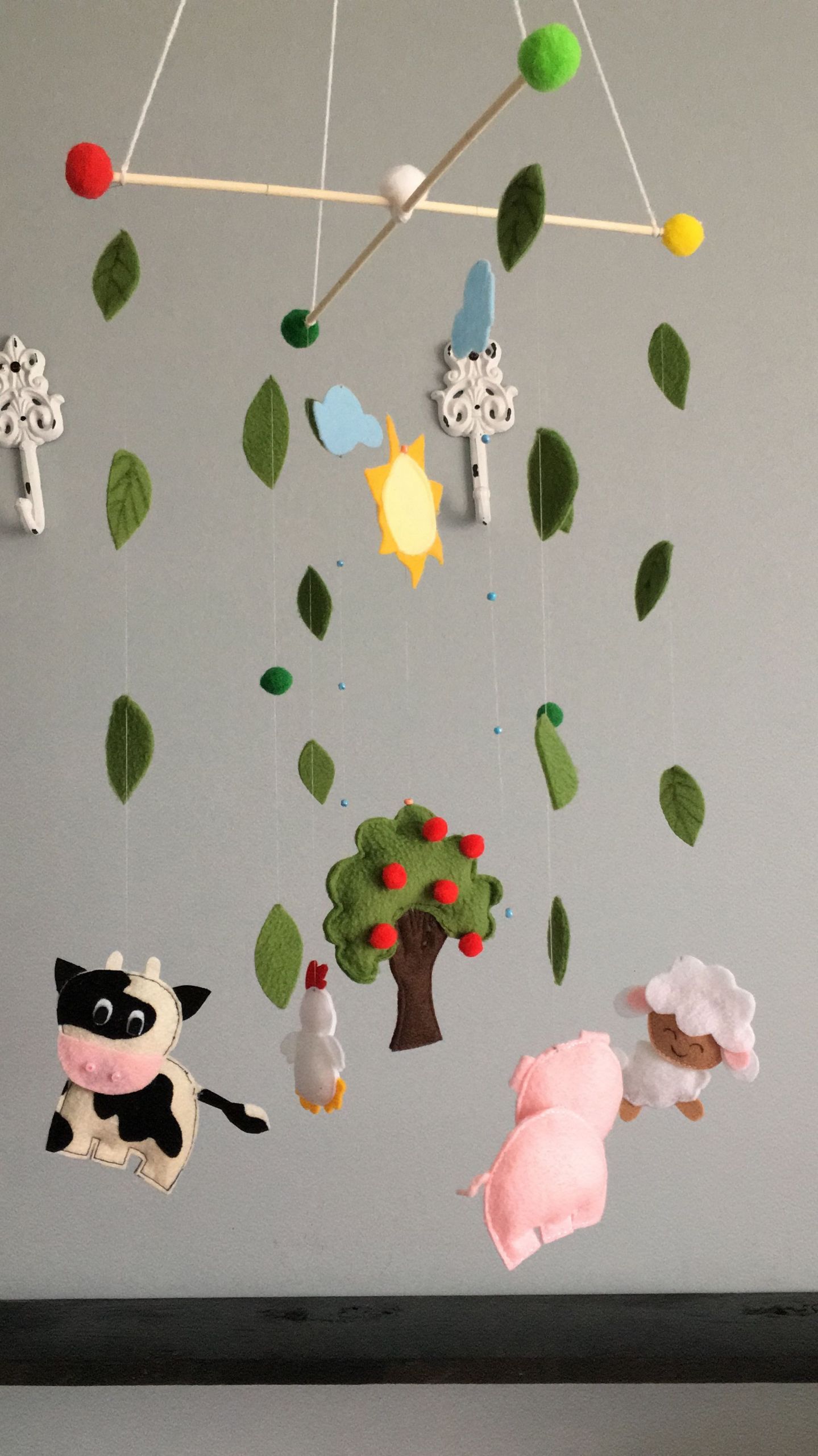 Farm Animals Nursery Mobile