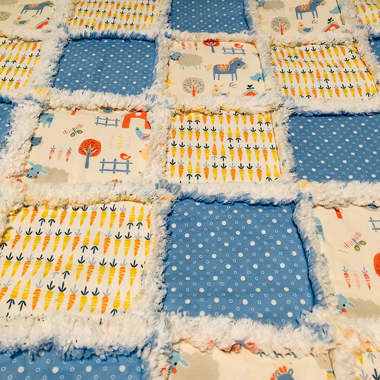 Farm Animals Nursery Quilt