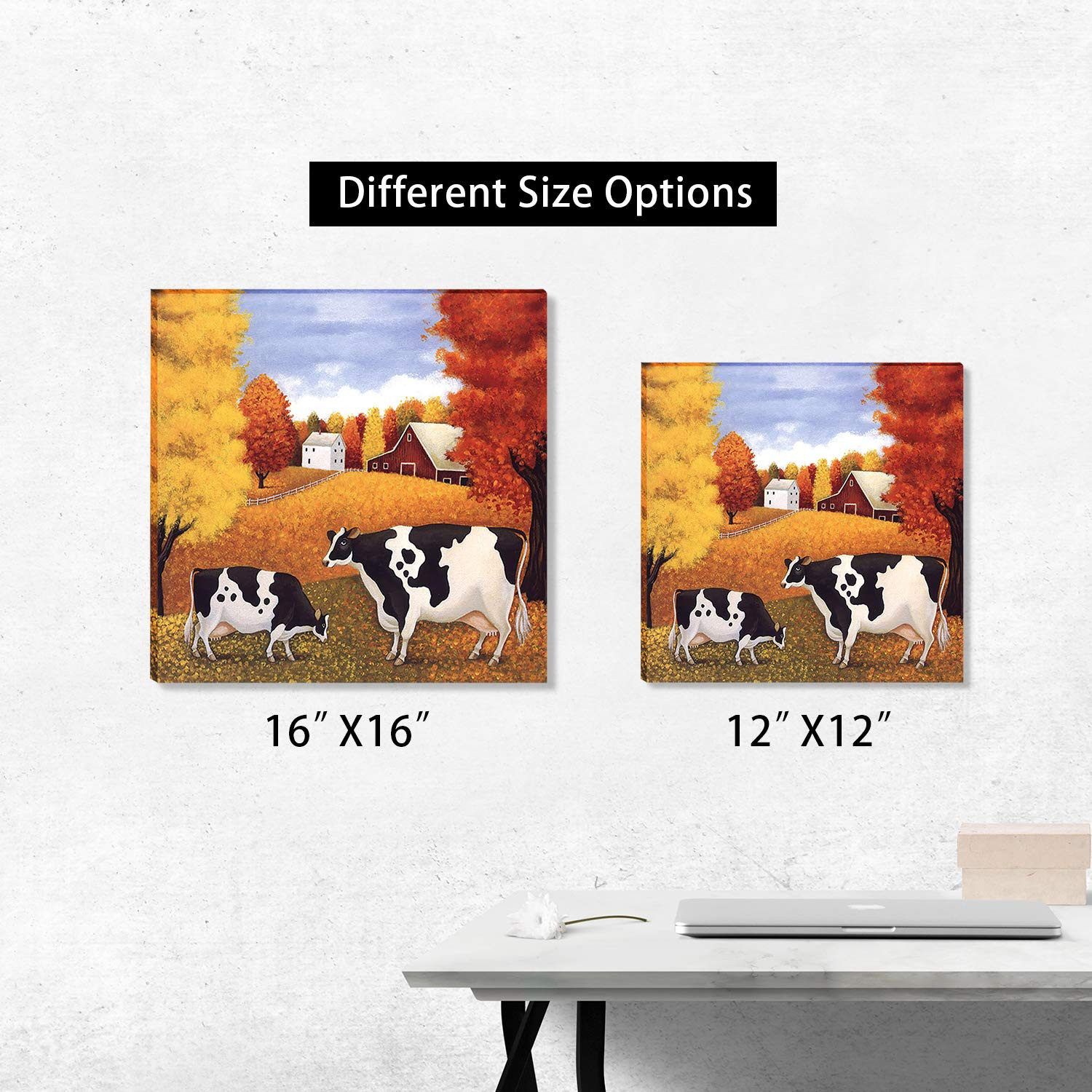 Farm Animals Paintings Cow