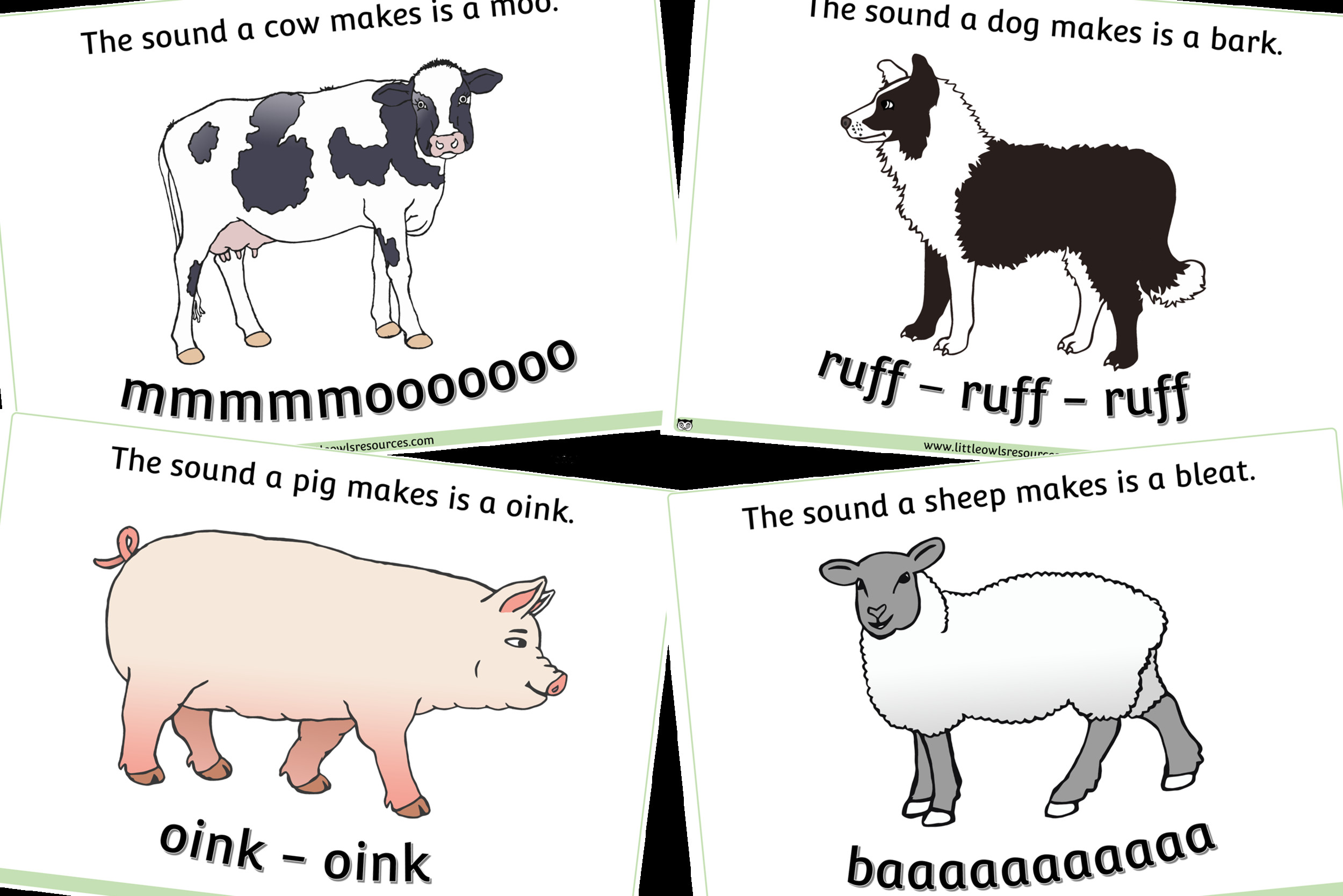 Farm Animals Paintings for Nursery