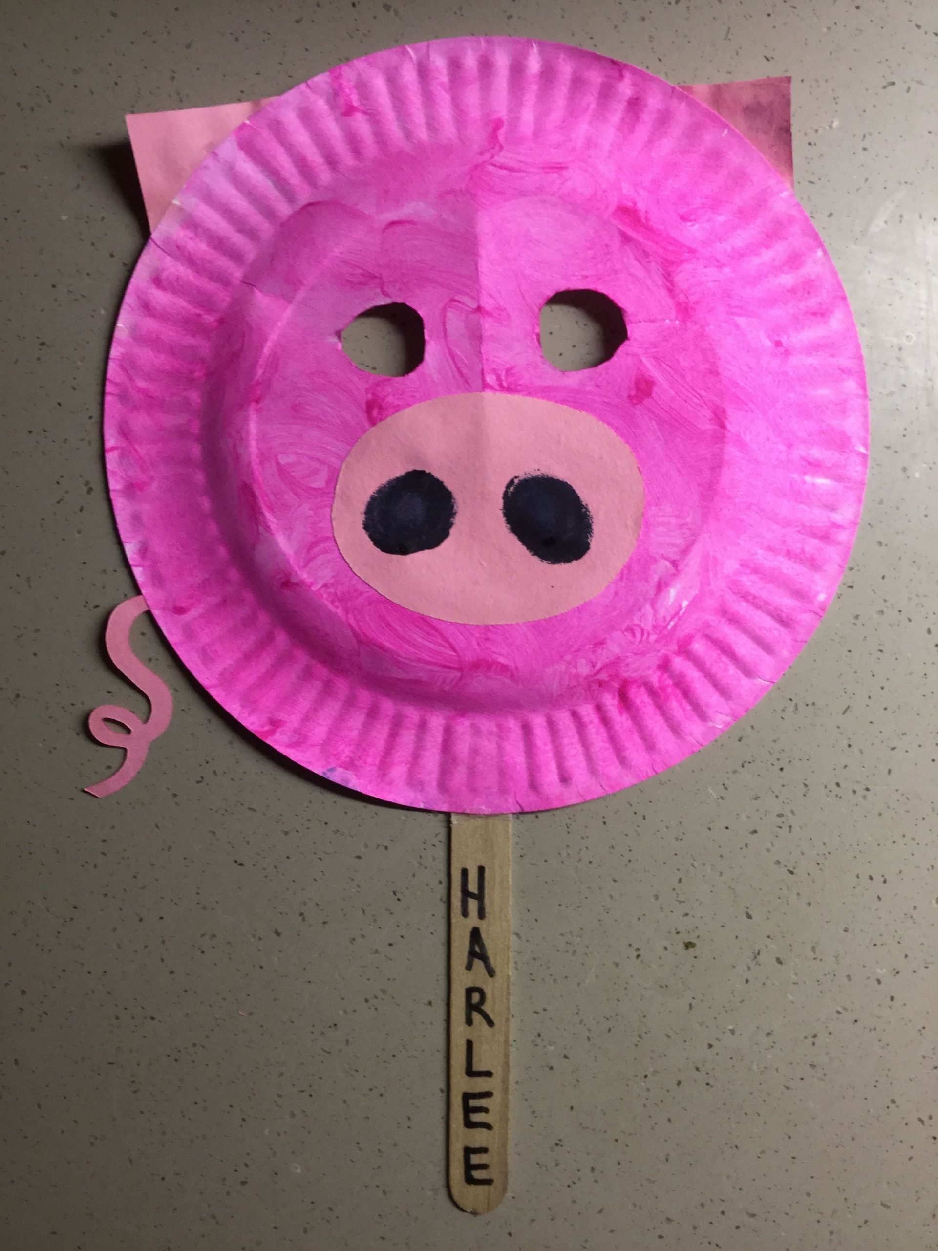 Farm Animals Paper Plate