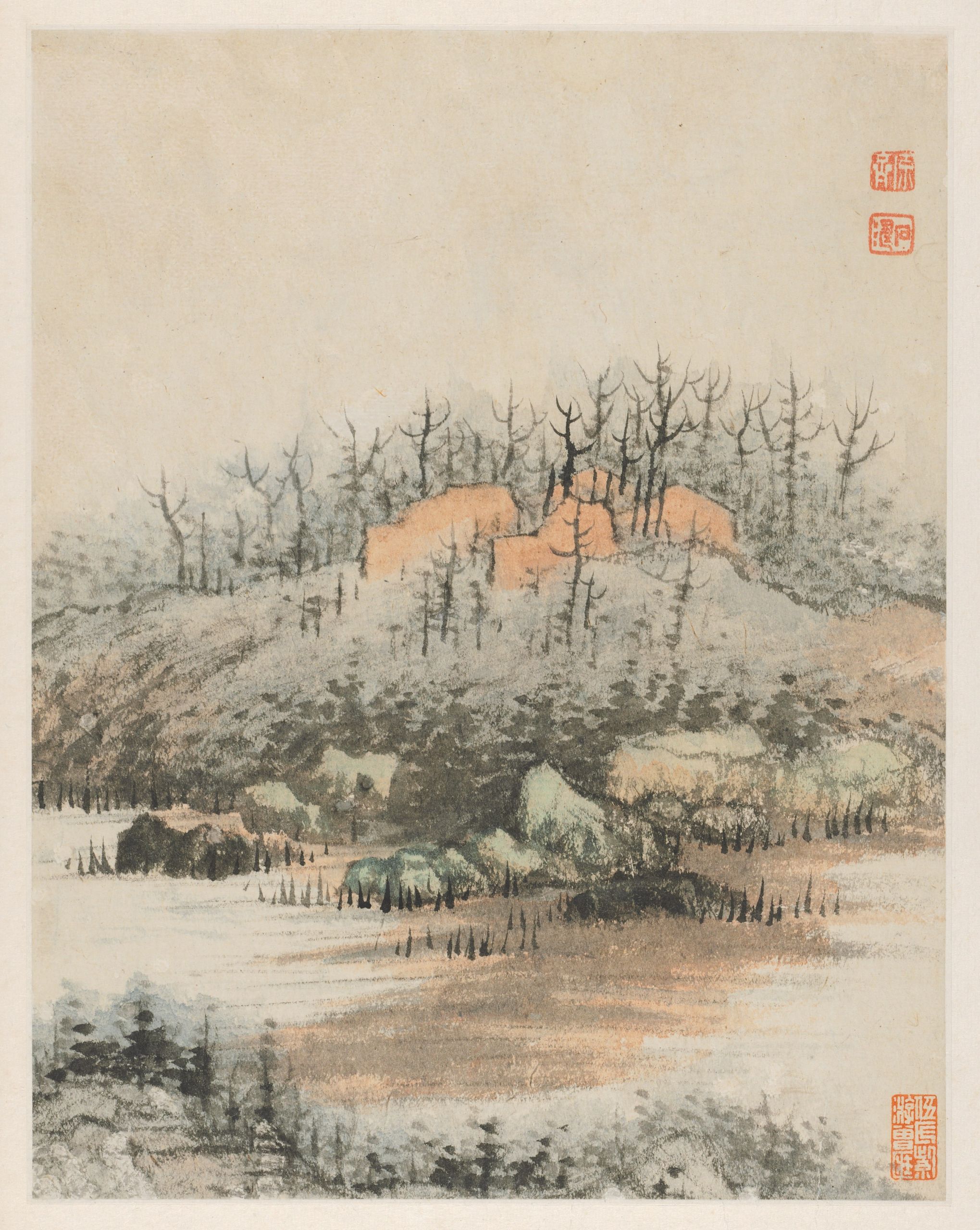 3329px Shitao Reminiscences of Qinhuai River 1966 31 5 Cleveland Museum of Art tiff