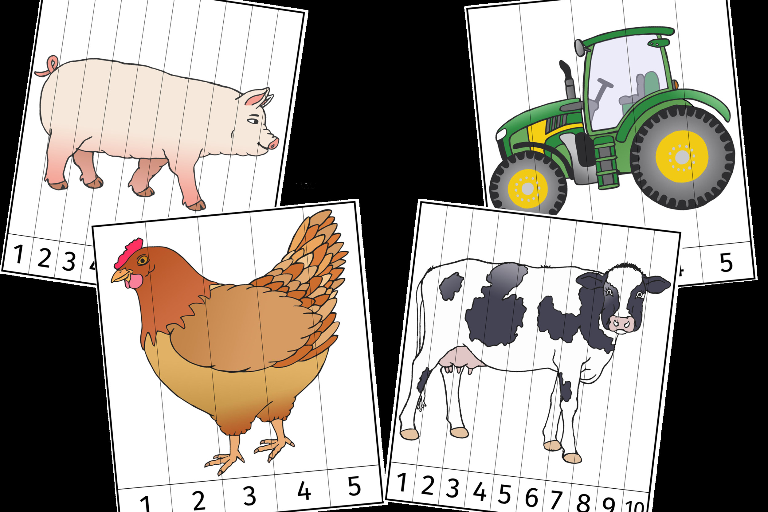 Farm Animals Poster Board