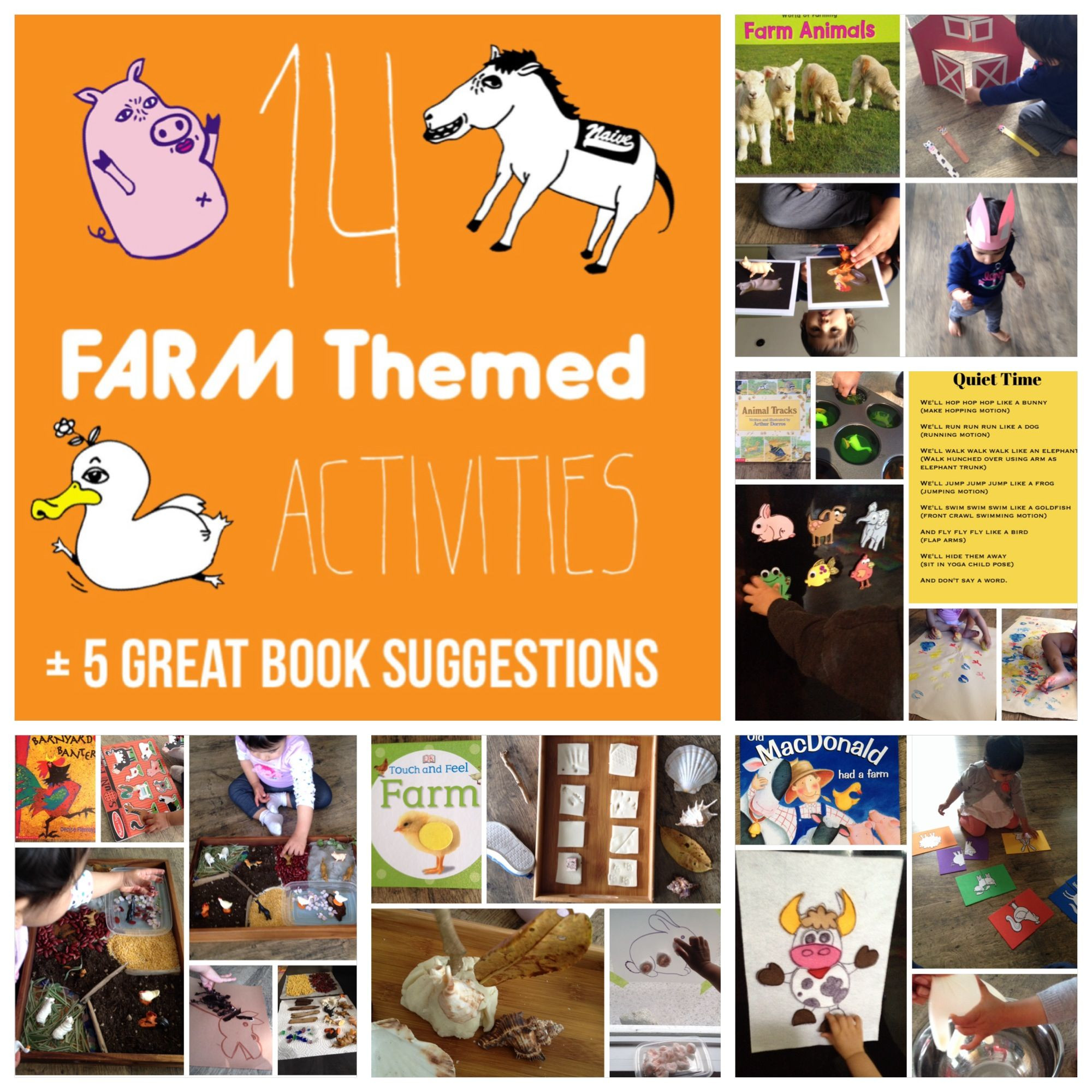 Farm Animals Preschool Activities