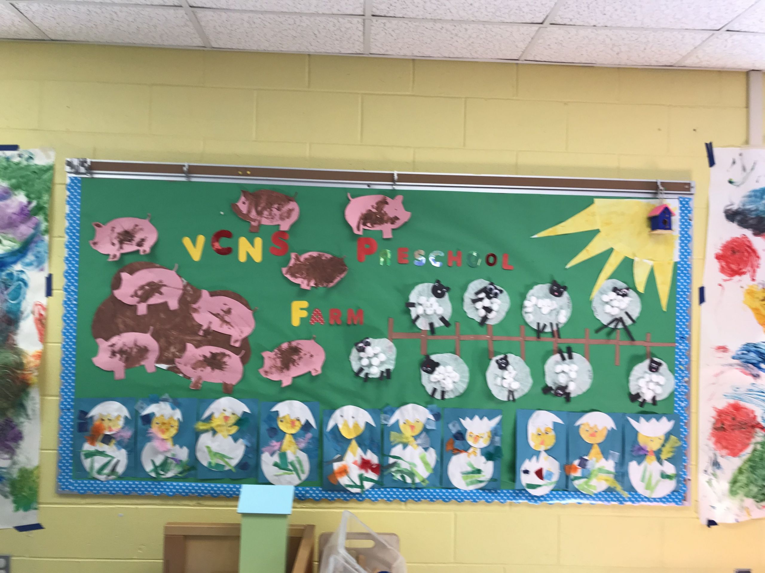 Farm Animals Preschool Drawing