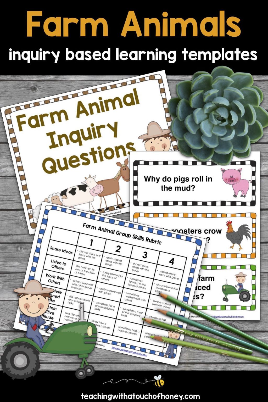 6 Farm Animals Preschool Lesson Plans - Amp