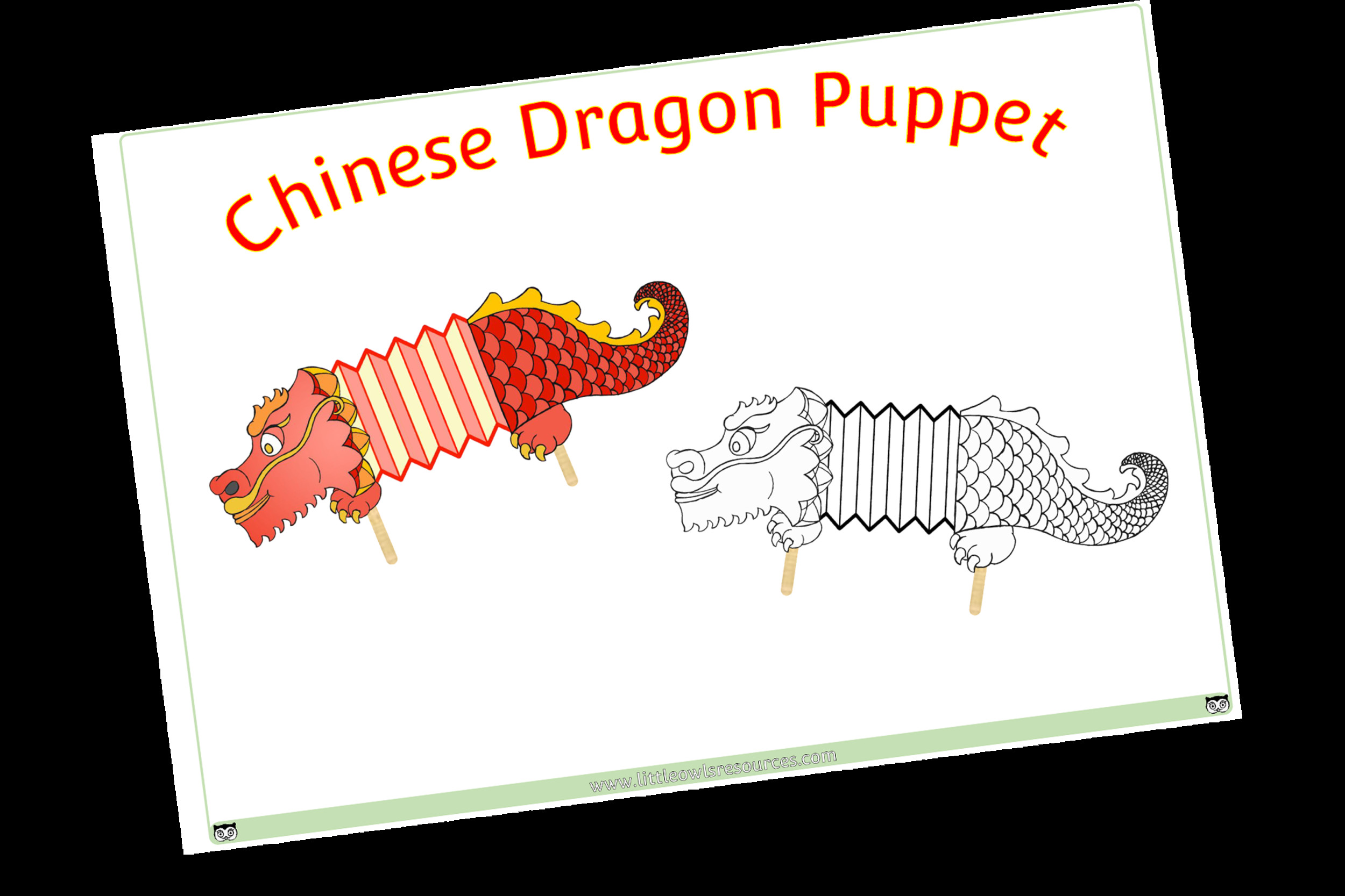 Chinese Dragon Puppet Cover