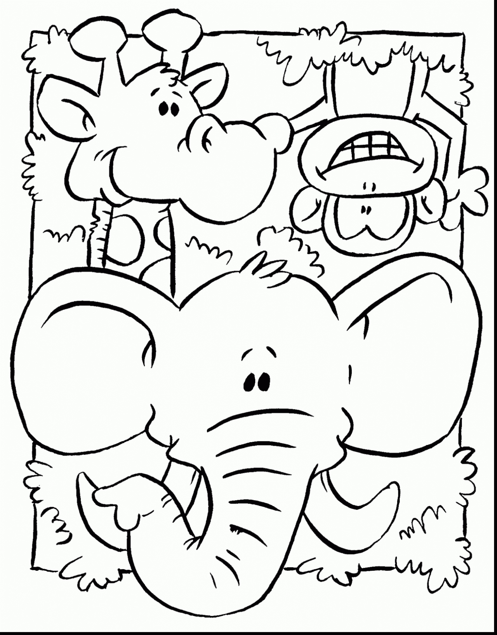cute zoo animal coloring pages freeable sheets for toddlers baby kids zebra