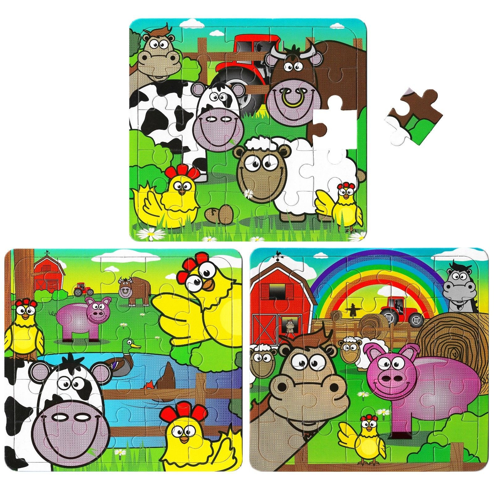Farm Animals Puzzle for Kids