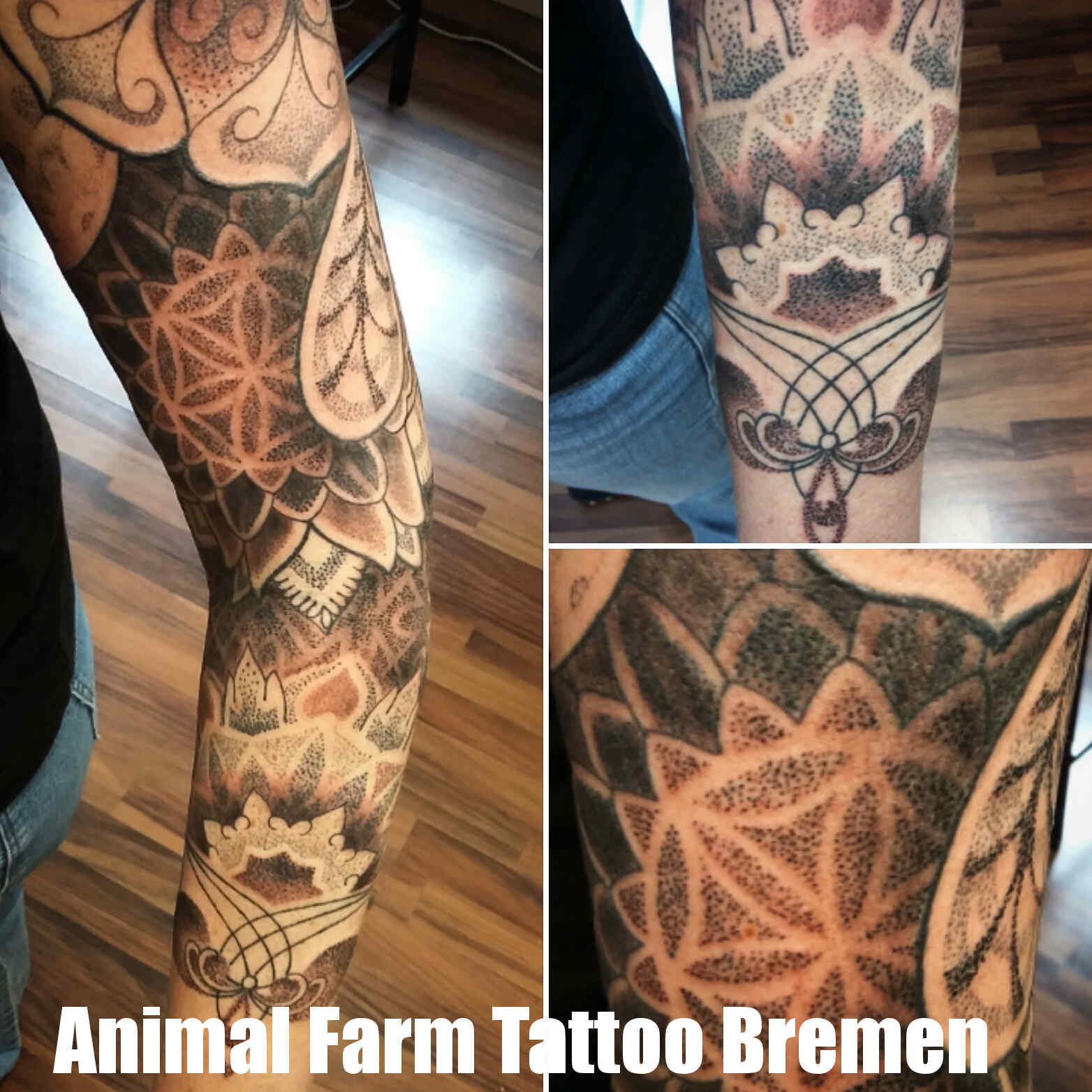 Farm Animals Tattoo Sleeve