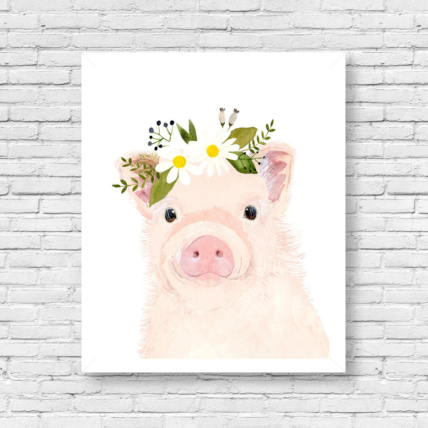 Farm Animals Watercolor Nursery