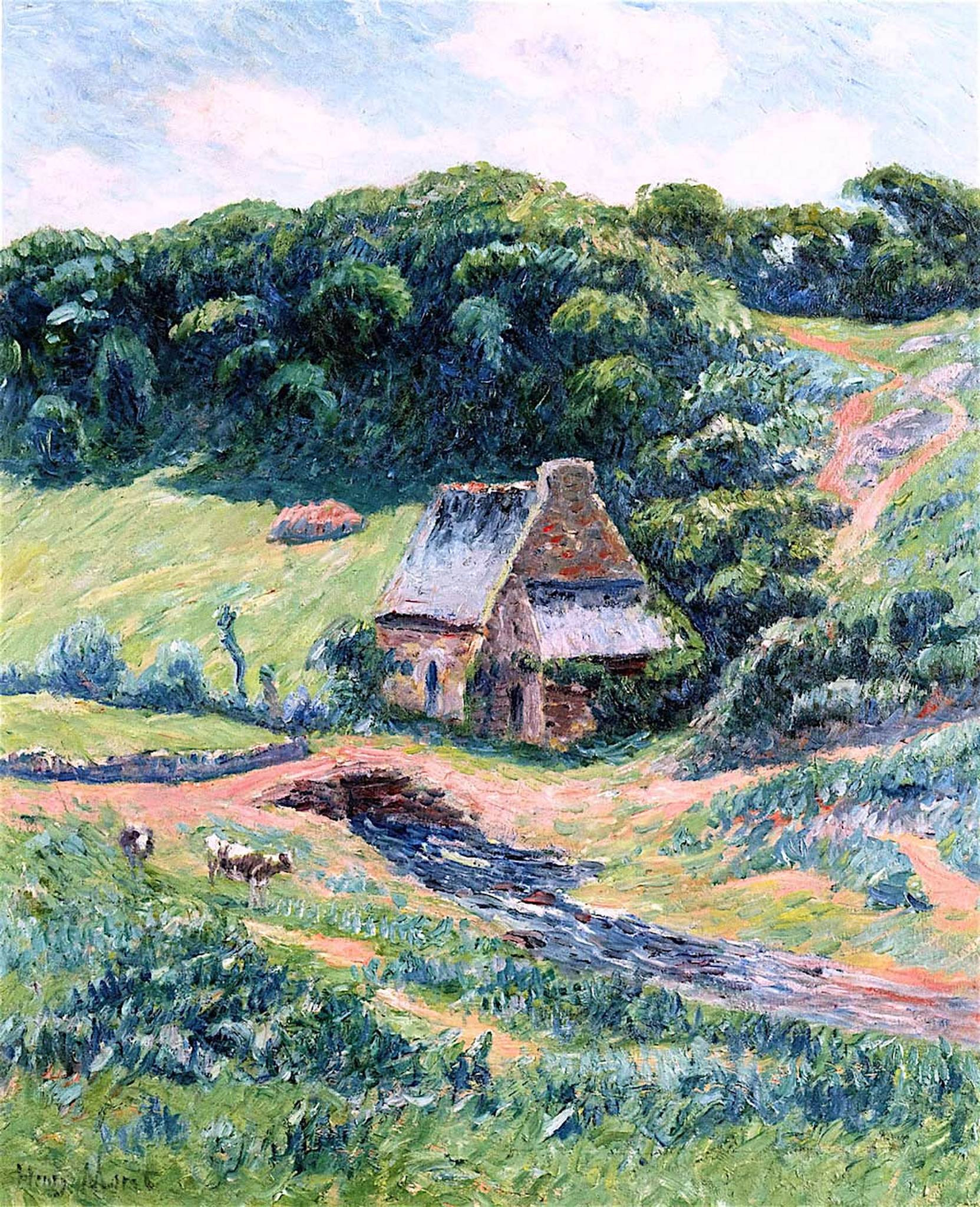 farm in brittany henri moret