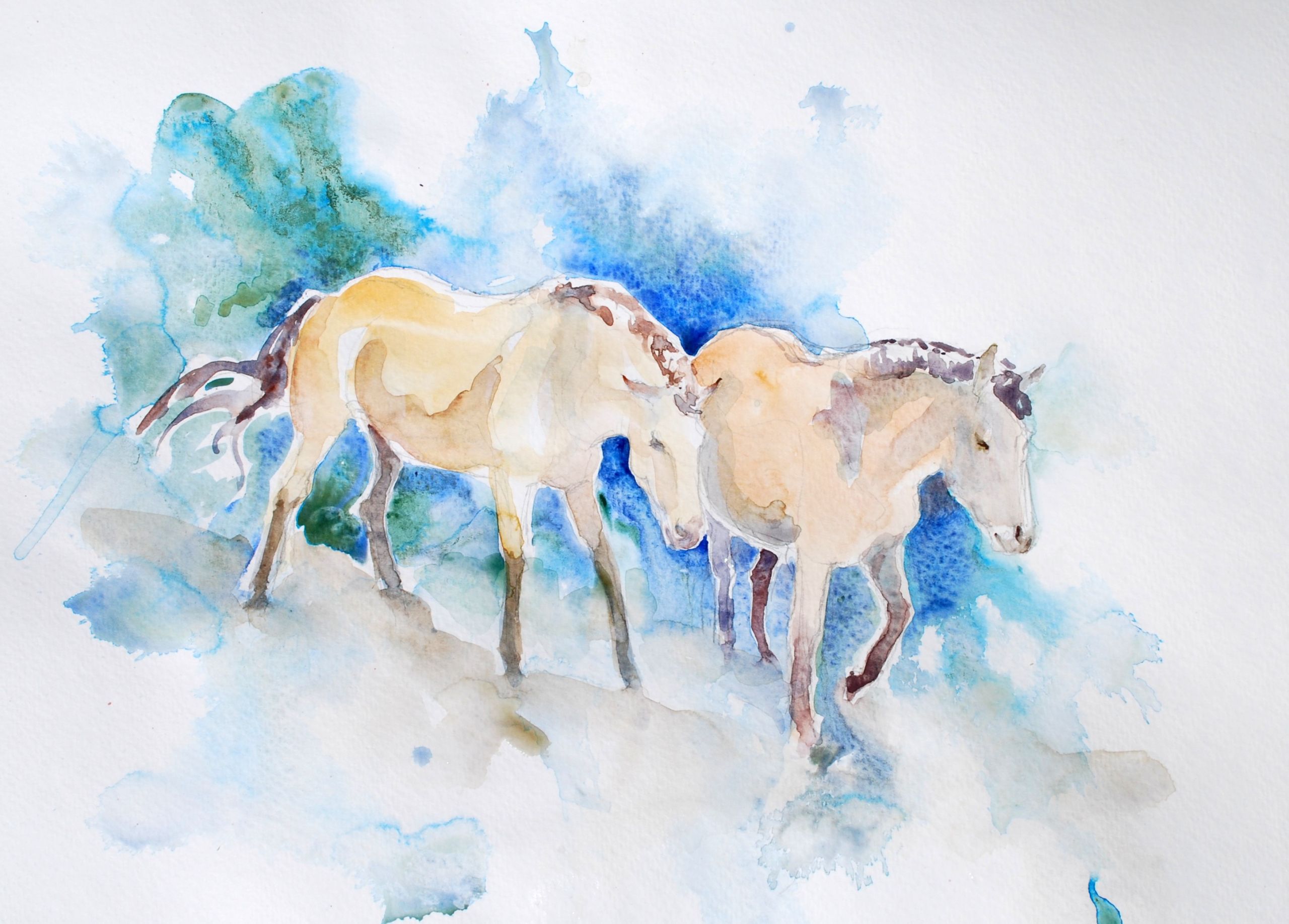 Farm Animals Watercolour