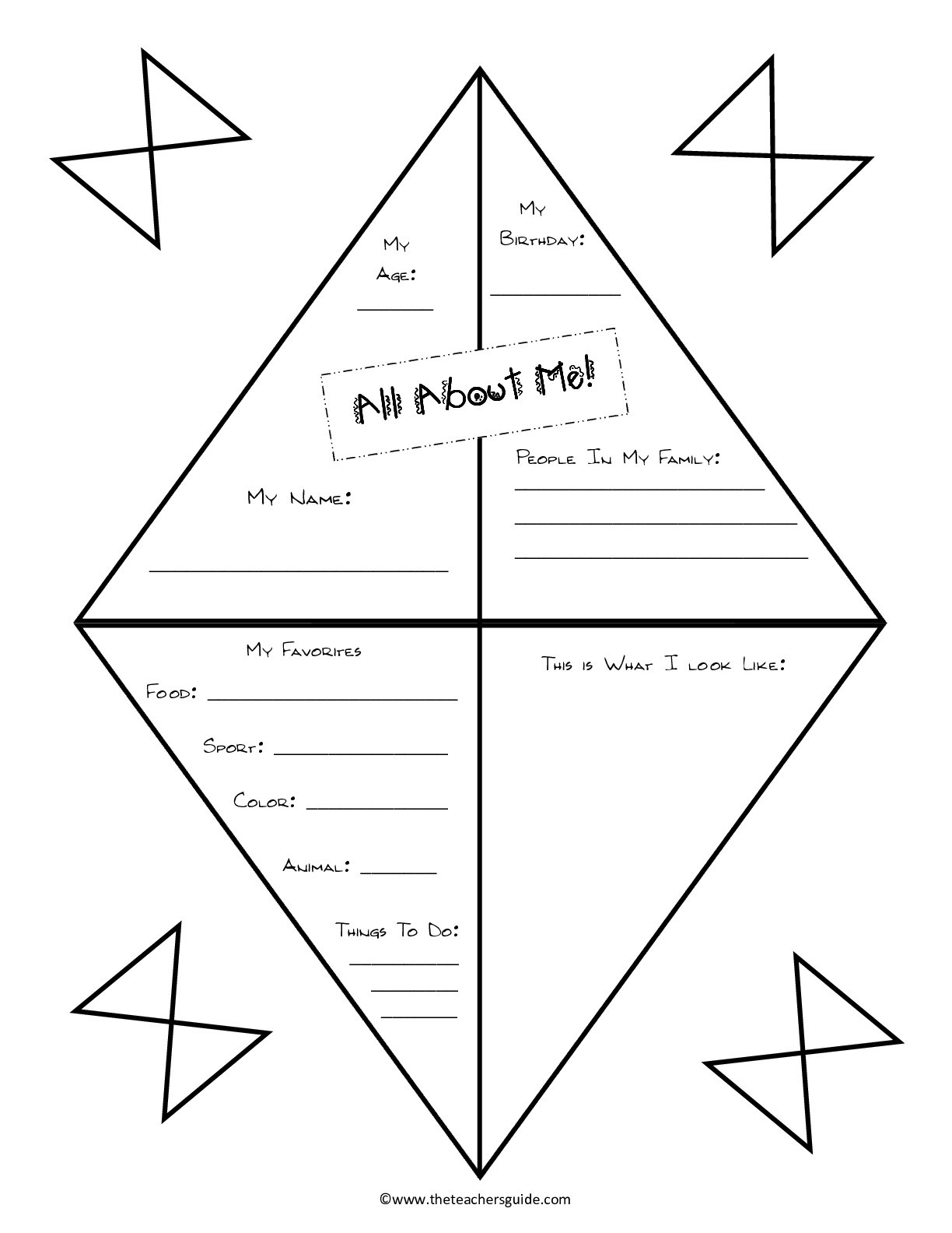 all about me worksheet about me worksheet