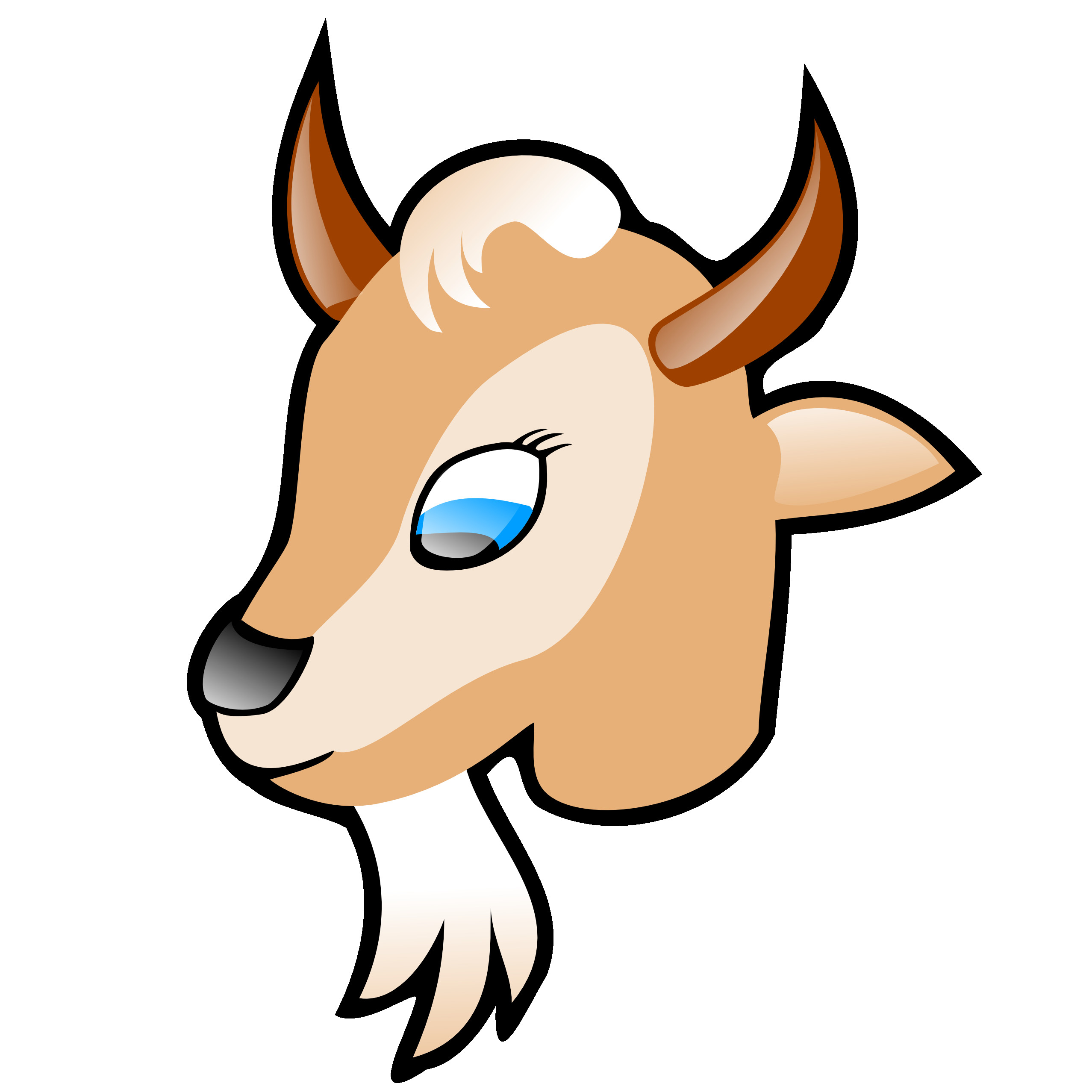 baby goat clipart 28