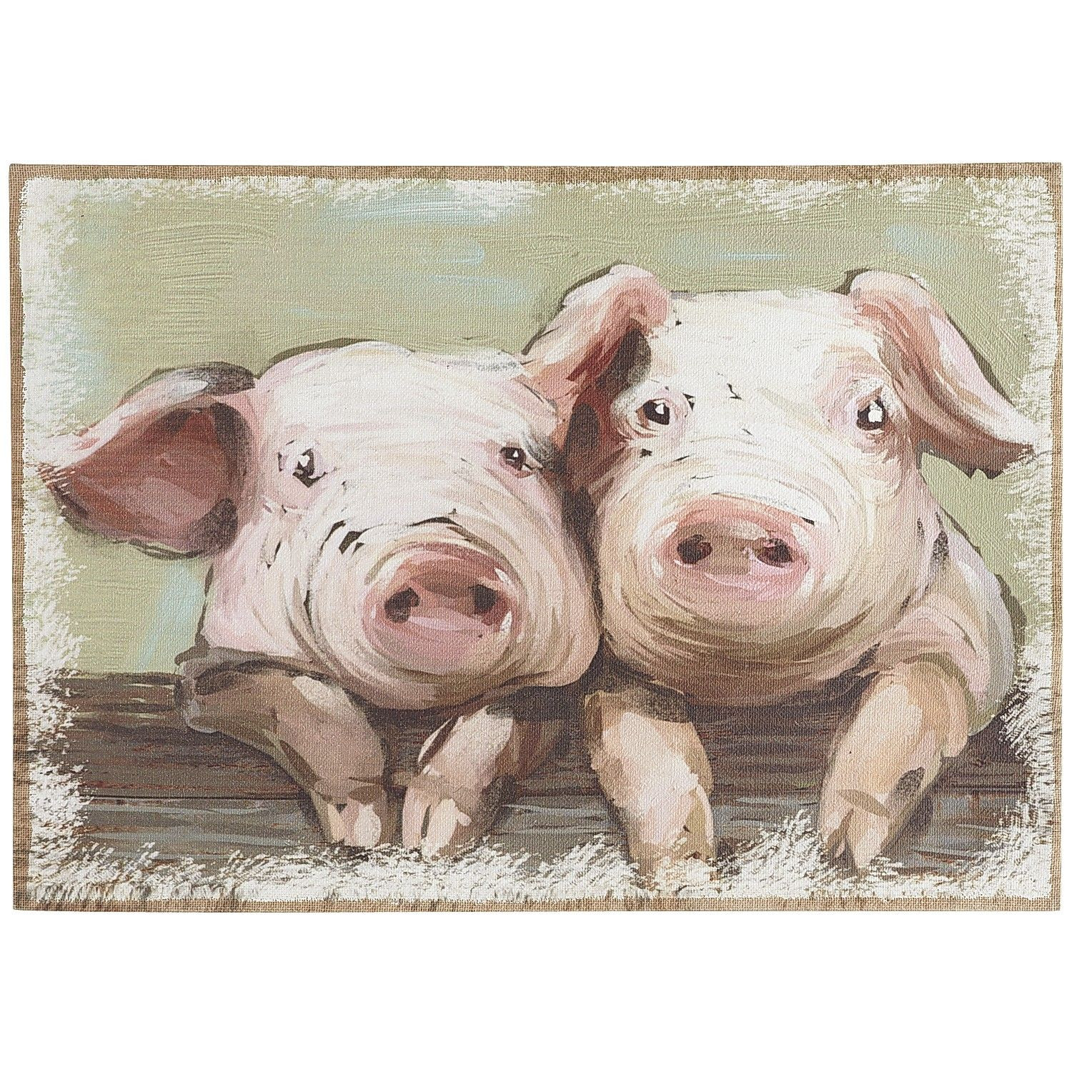 Paintings Of Pigs Farm Animals