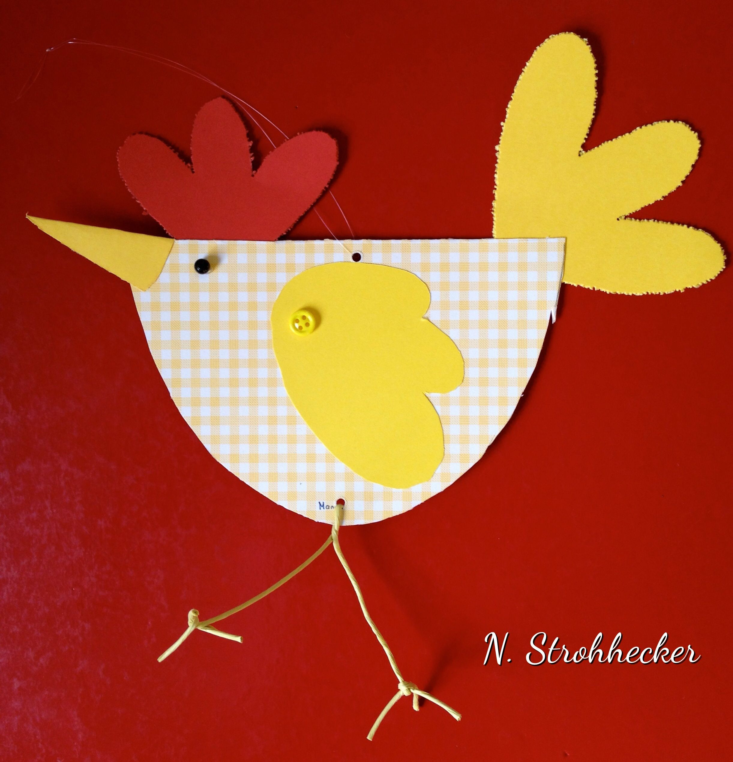 Paper Plate Chickens Farm Animals