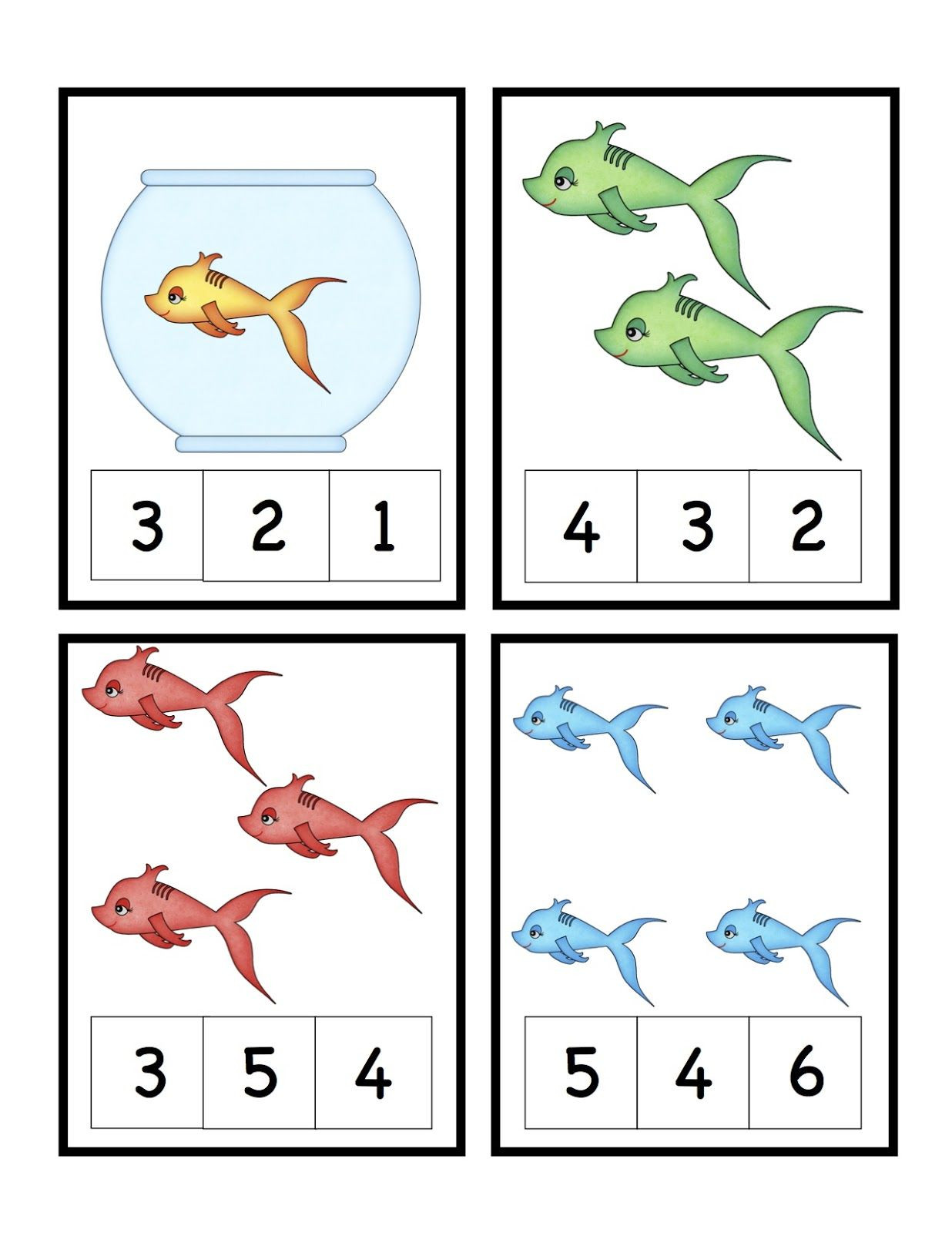 Sea Animals Printables Worksheets