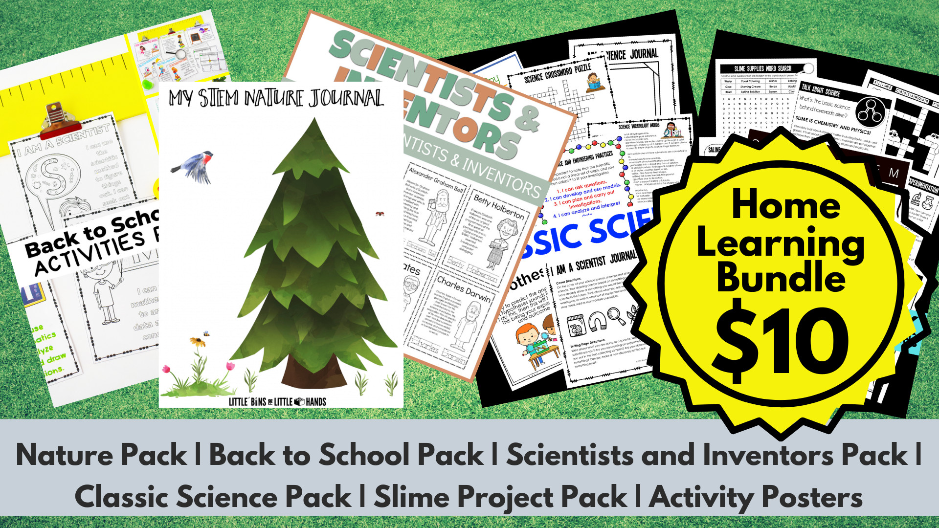 Home Learning Bundle Sales Page