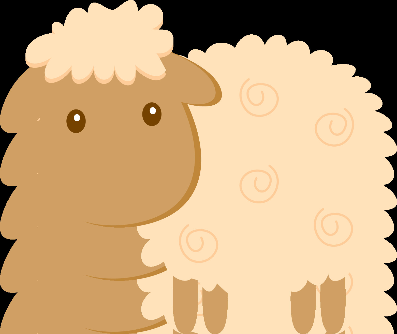 clipart sheep kawaii 3