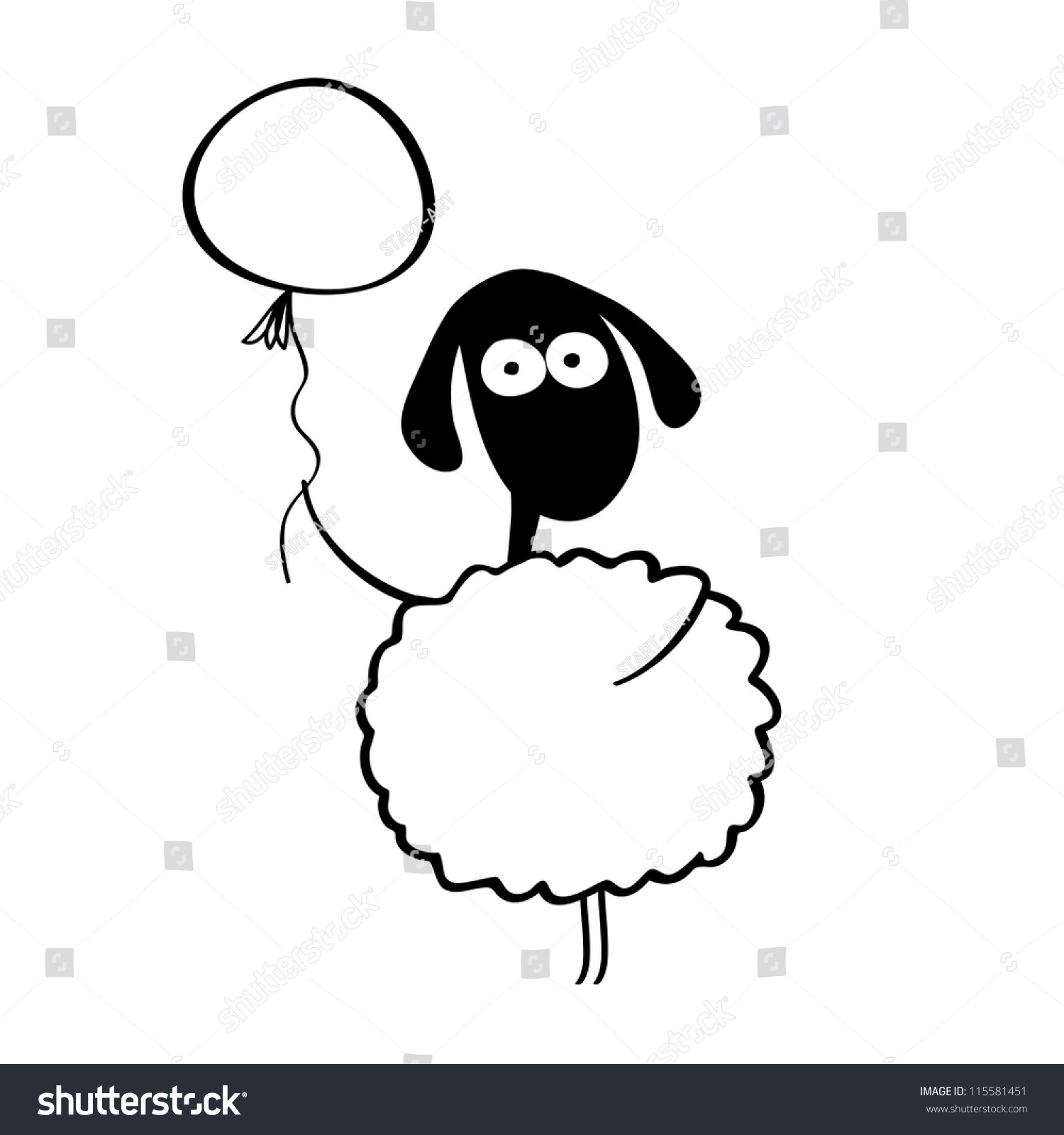 stock vector sheep