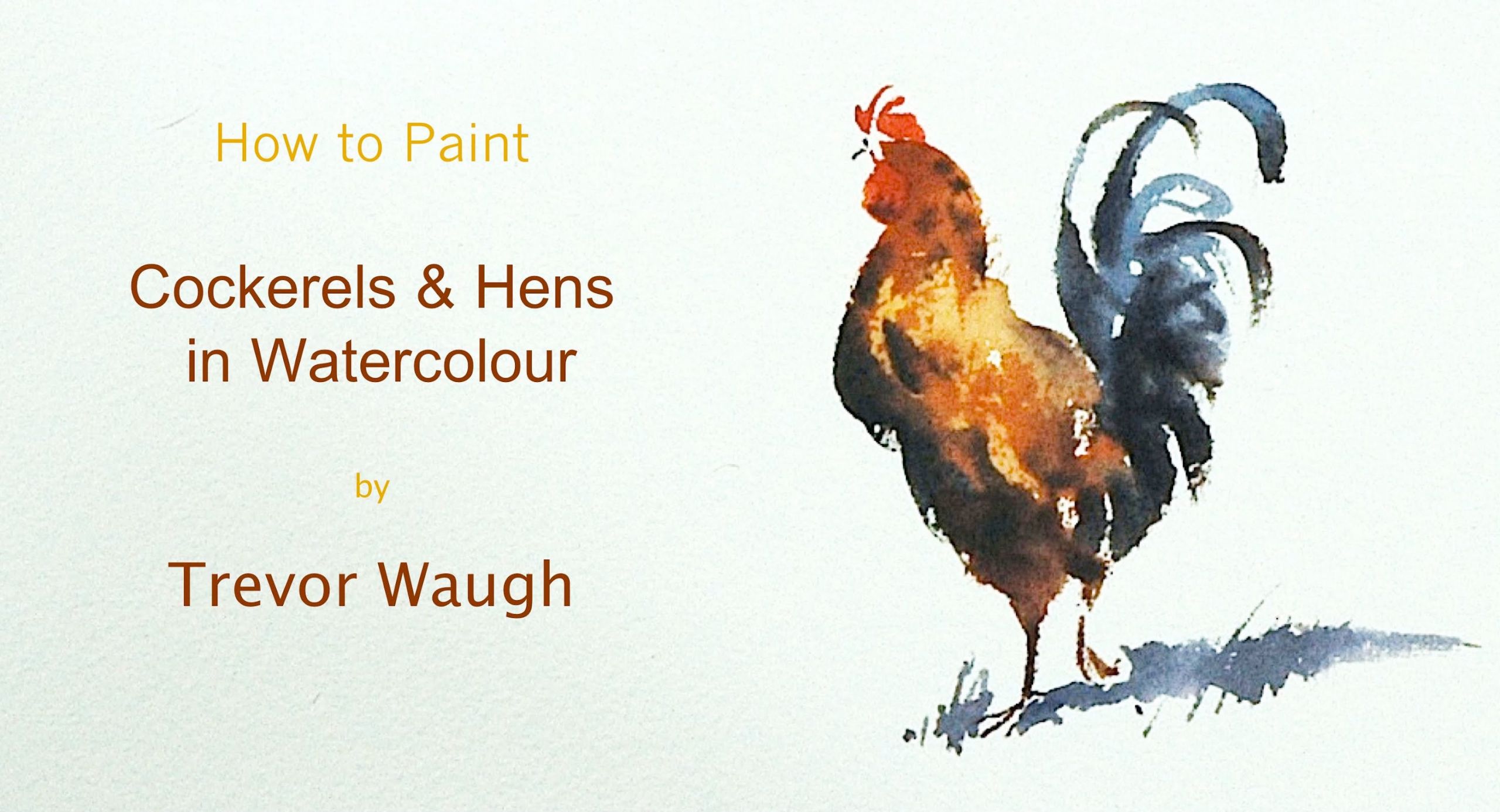 Watercolour Painting Farm Animals