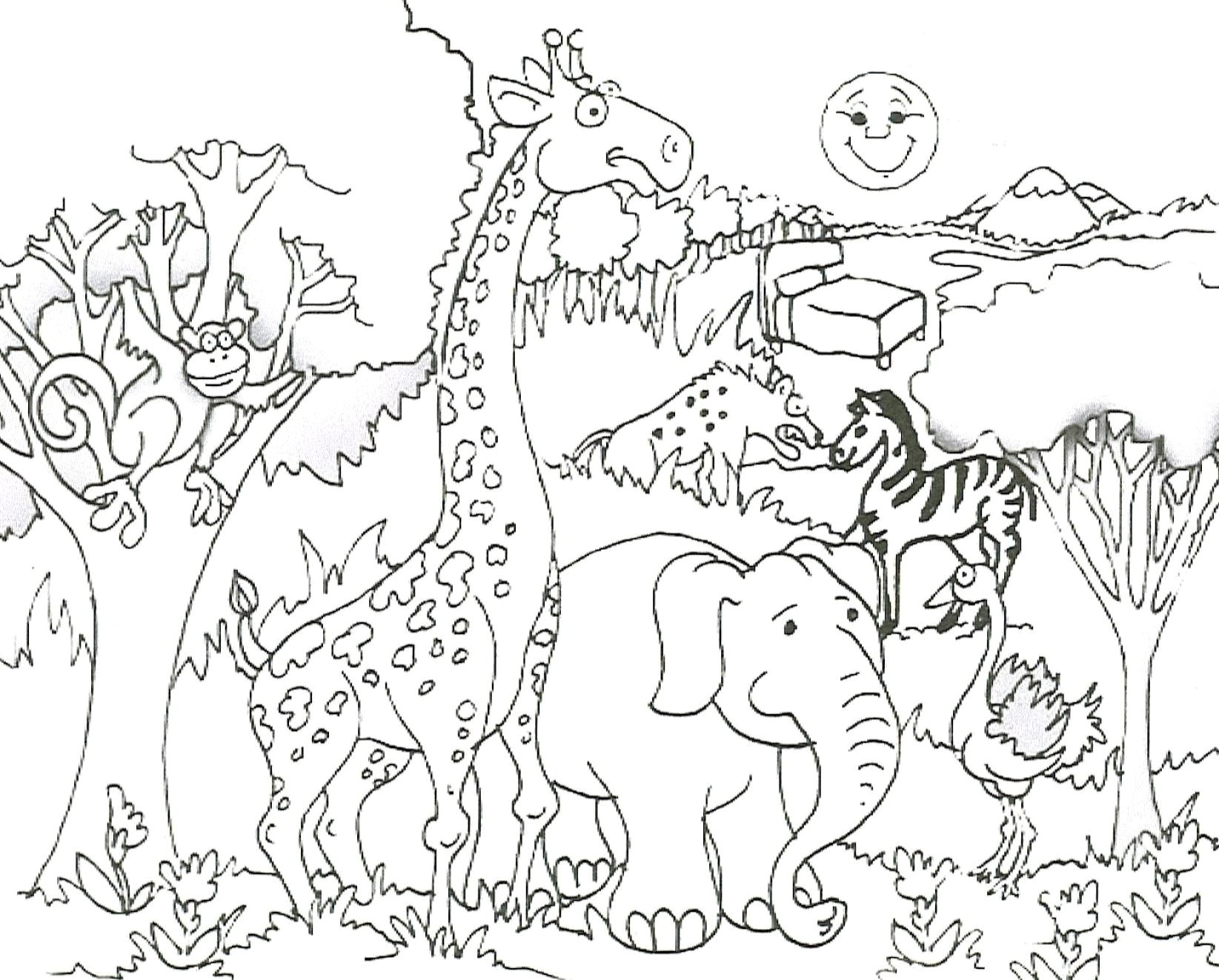 Wild Animals Worksheets Printables